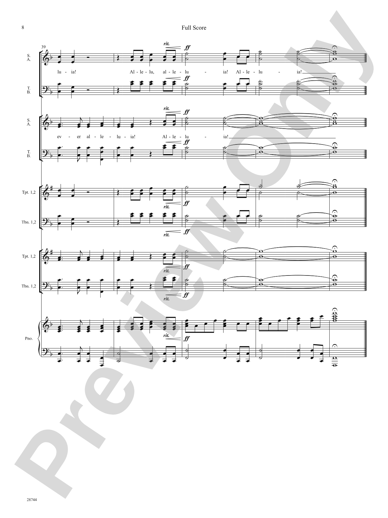 Antiphonal Joy (from Mentre su l'alto monte): Choral SoundPax