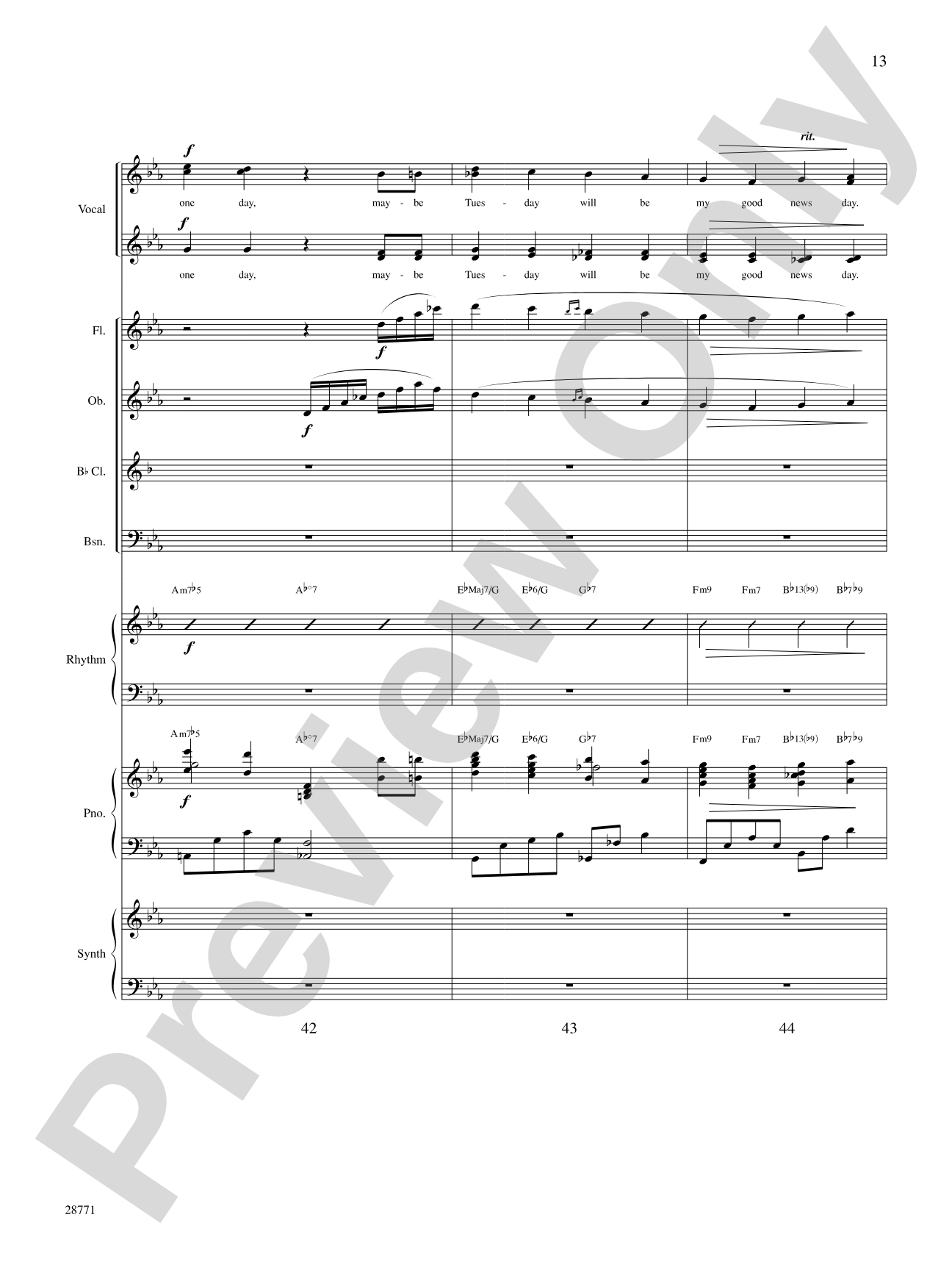 The Man I Love: Choral SoundPax