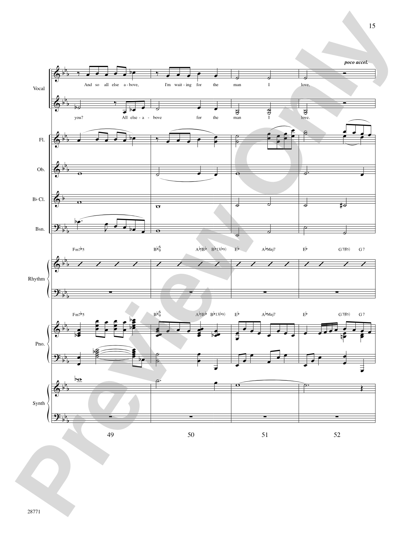 The Man I Love: Choral SoundPax