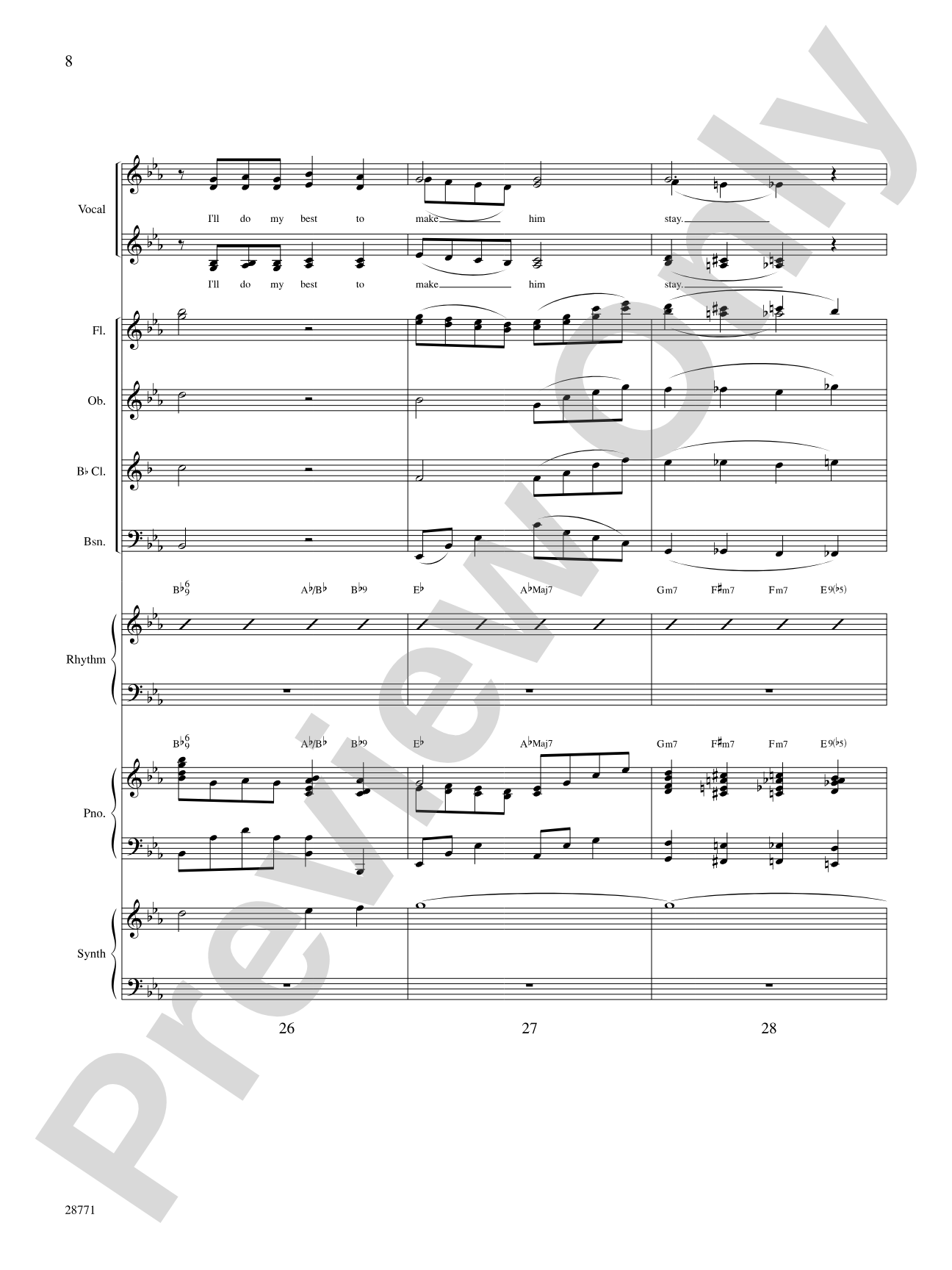 The Man I Love: Choral SoundPax