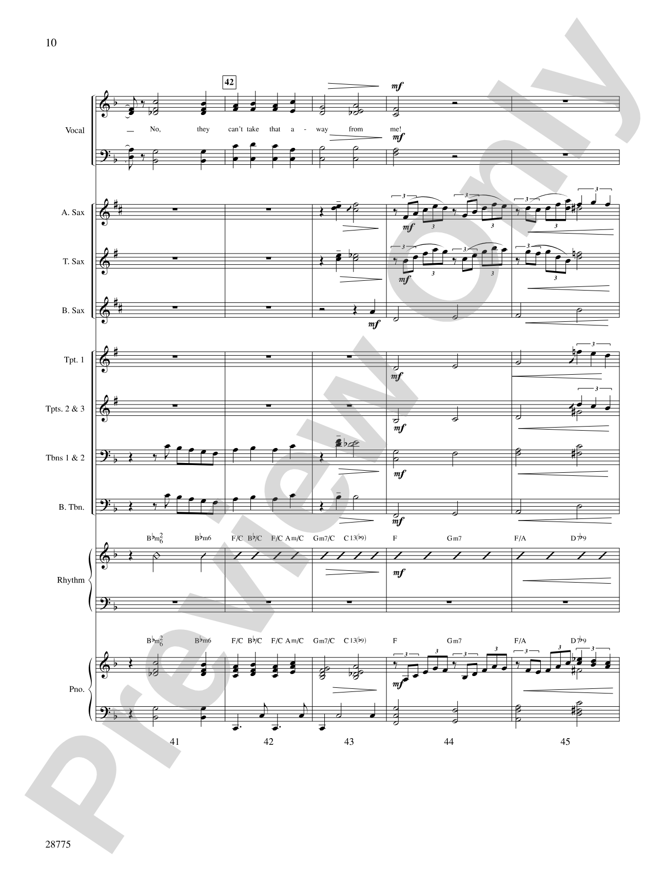 They Can't Take That Away from Me: Choral SoundPax