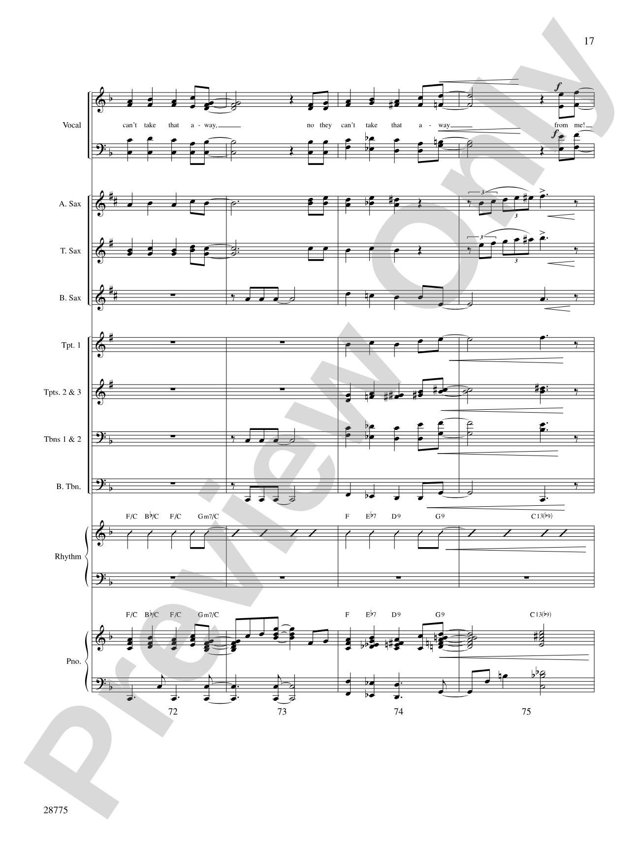 They Can't Take That Away from Me: Choral SoundPax