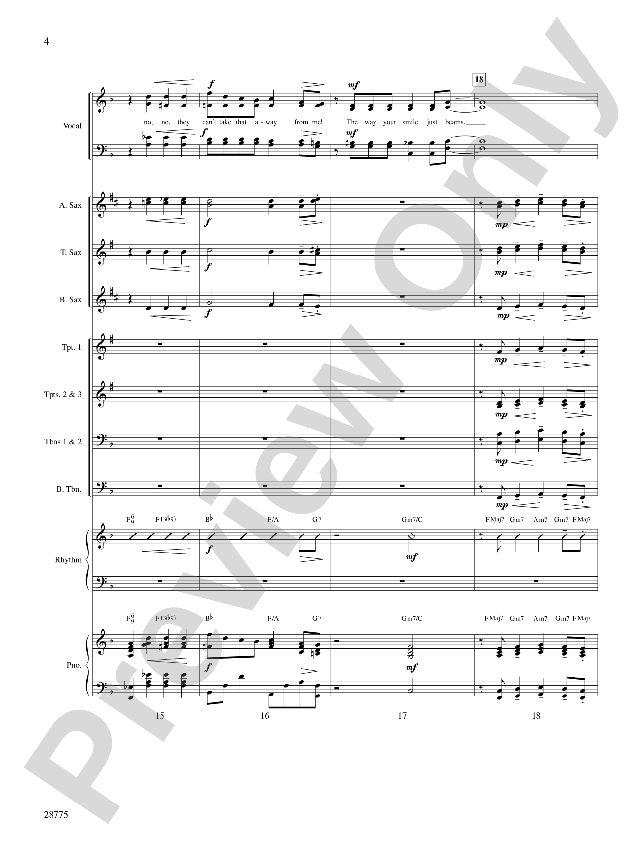 They Can't Take That Away from Me: Choral SoundPax