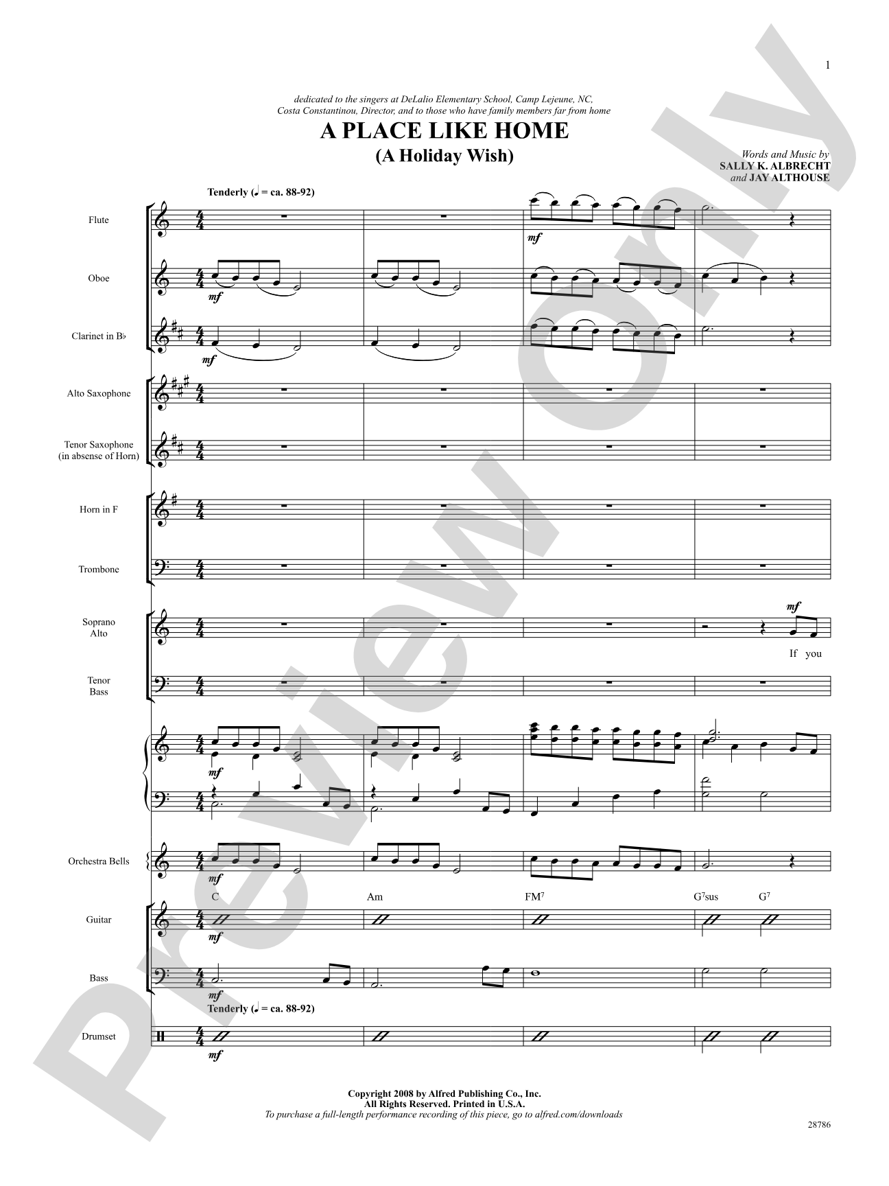 A Place Like Home (A Holiday Wish): Choral SoundPax
