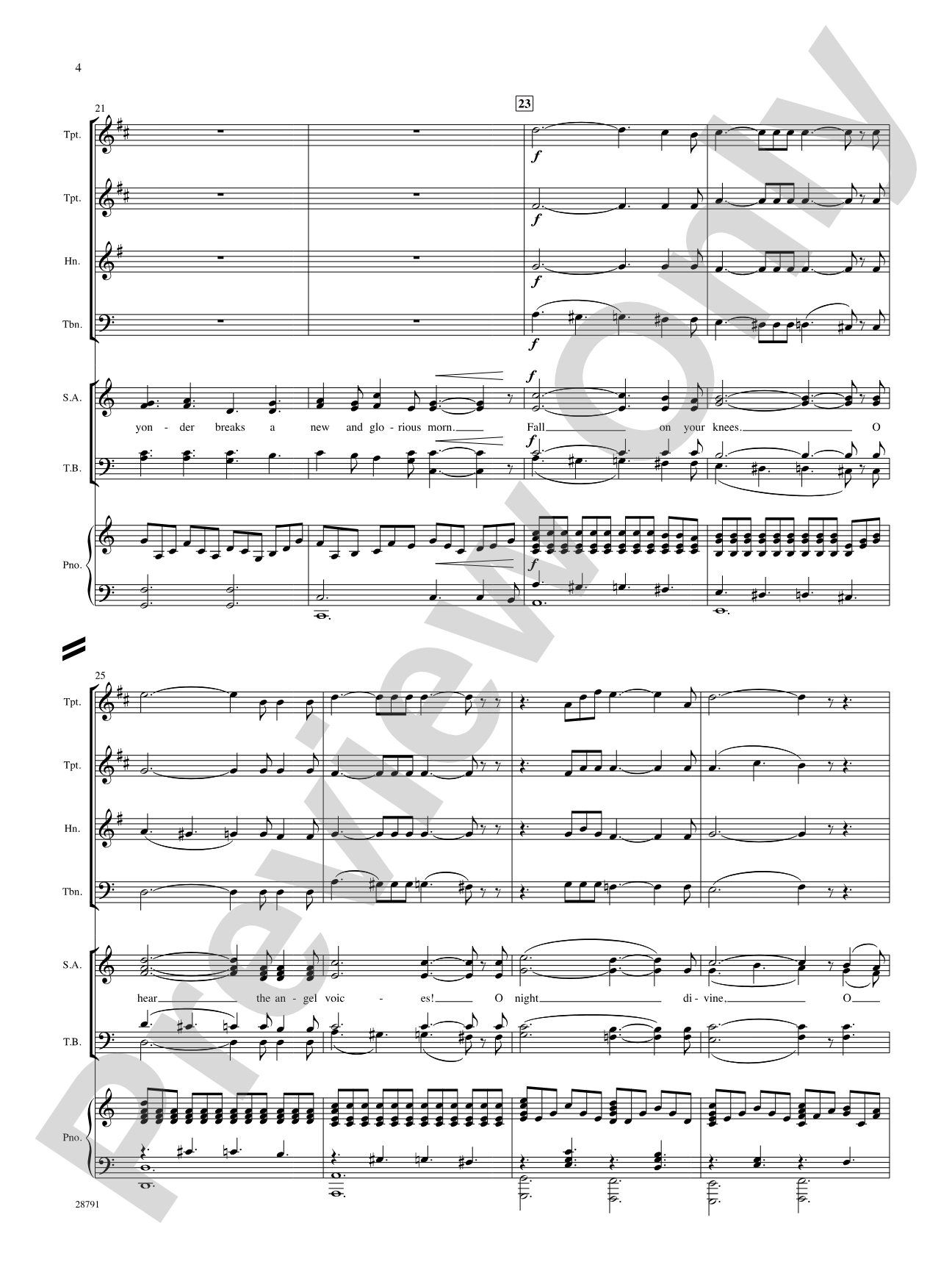 O Holy Night: Choral SoundPax
