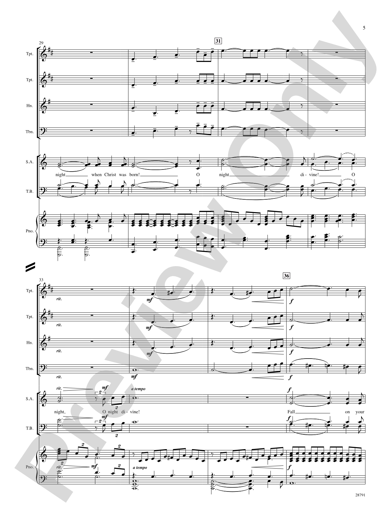O Holy Night: Choral SoundPax