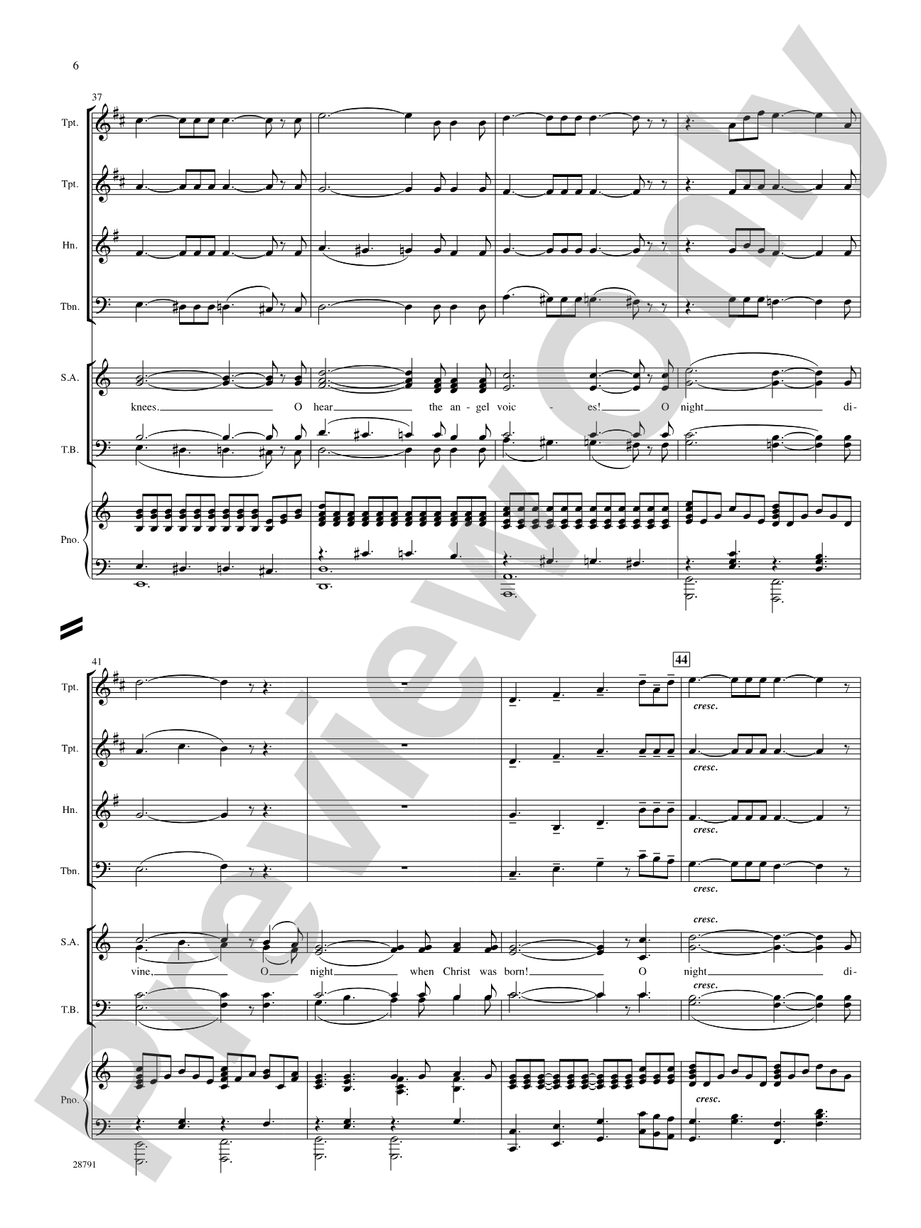 O Holy Night: Choral SoundPax