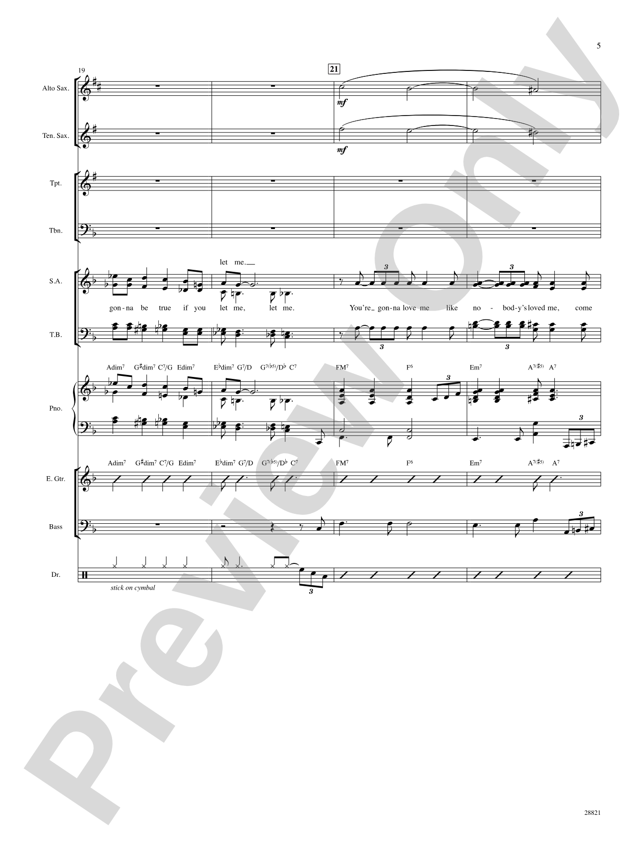 Come Rain or Come Shine: Choral SoundPax