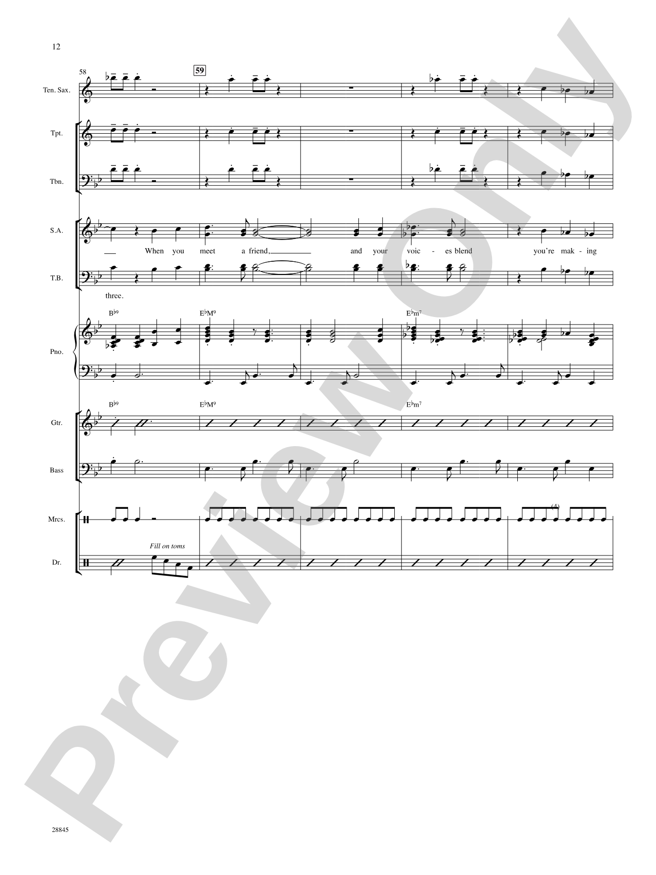 Cante una Cancion (Sing a Song): Choral SoundPax