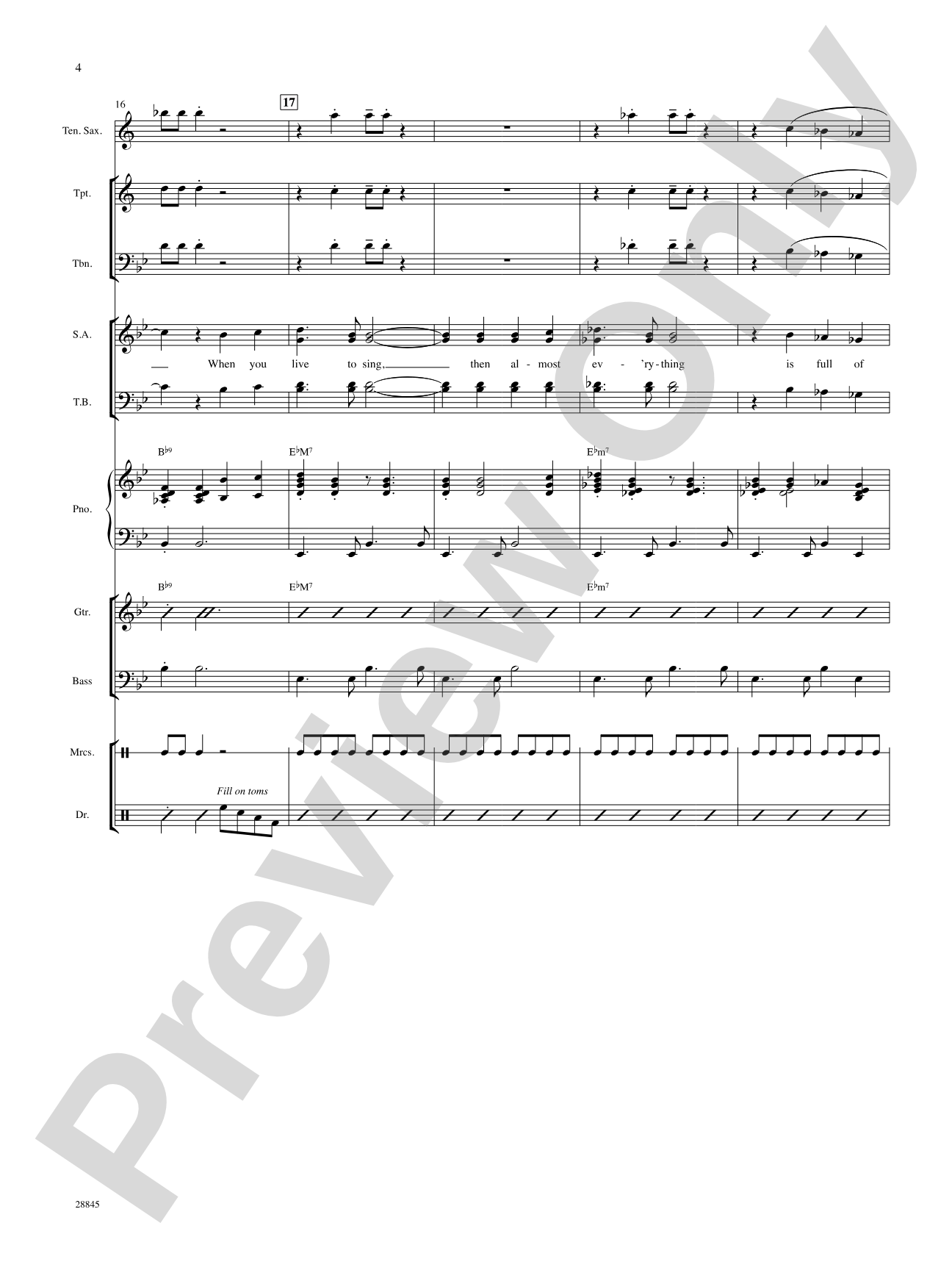 Cante una Cancion (Sing a Song): Choral SoundPax