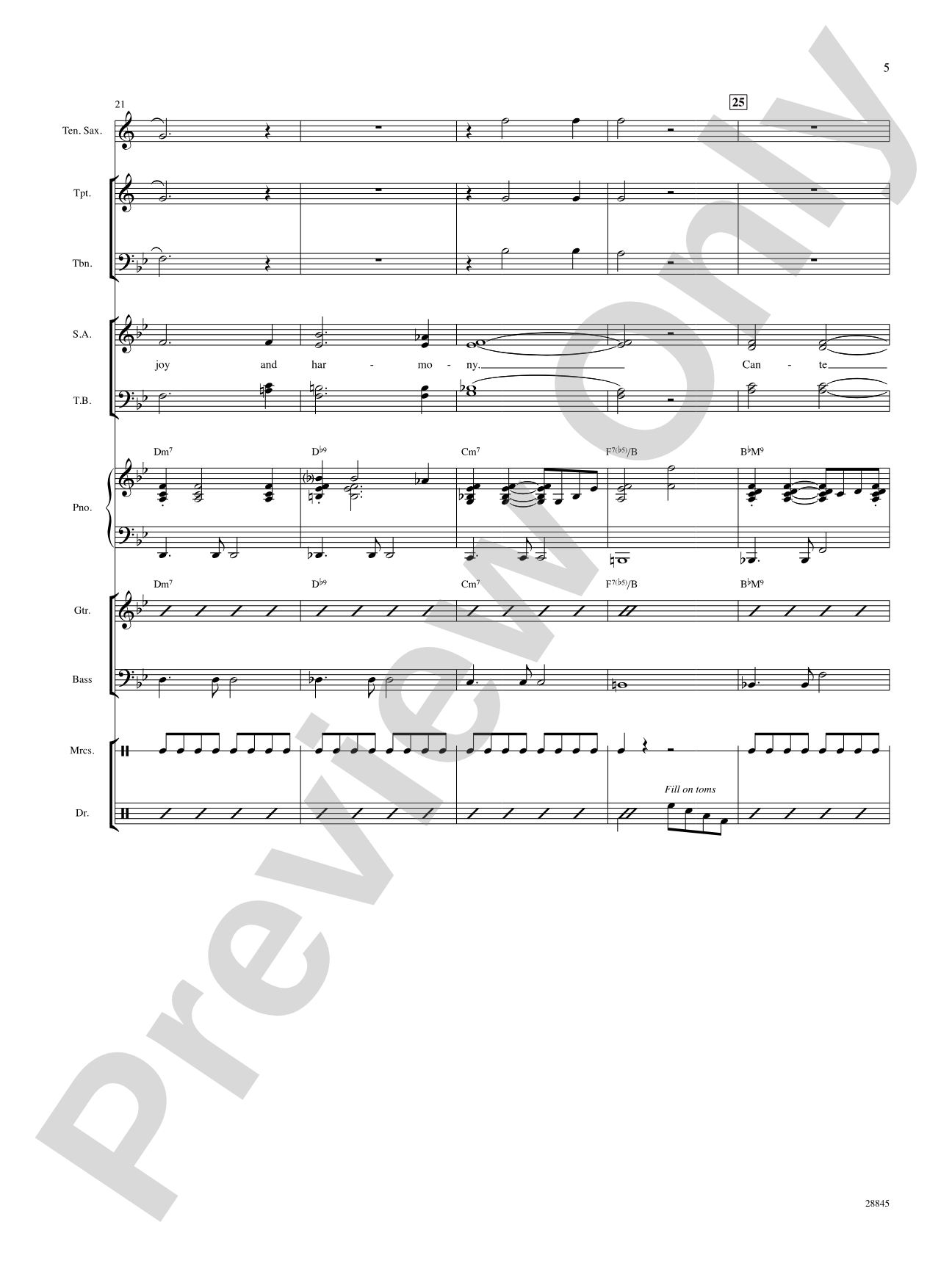 Cante una Cancion (Sing a Song): Choral SoundPax