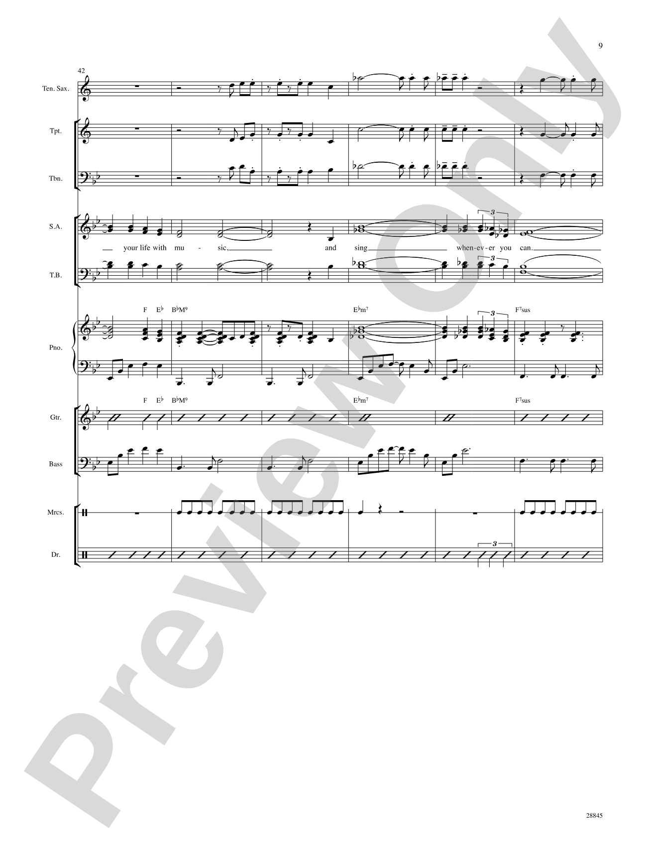 Cante una Cancion (Sing a Song): Choral SoundPax
