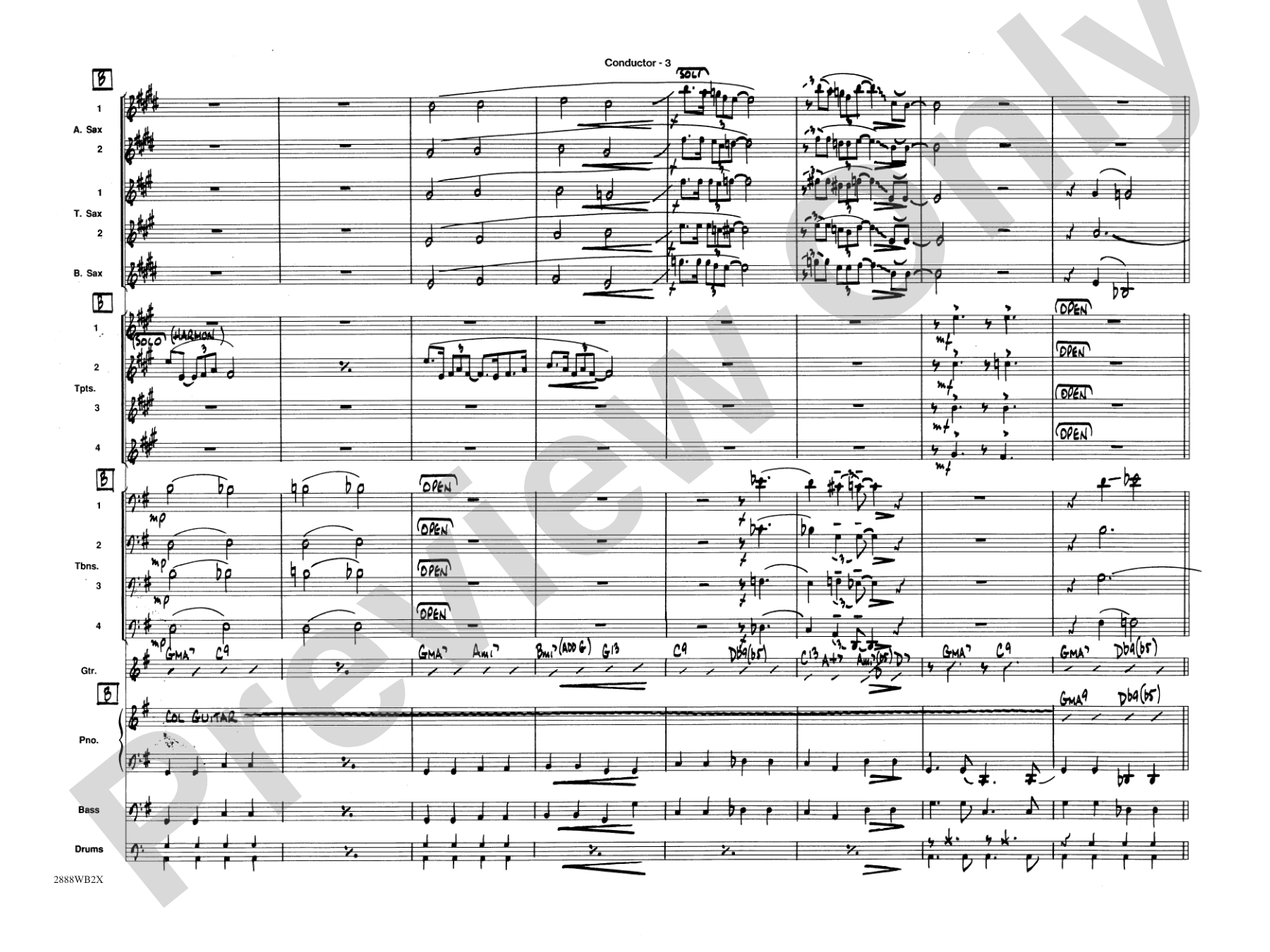 Willow Weep for Me: Score