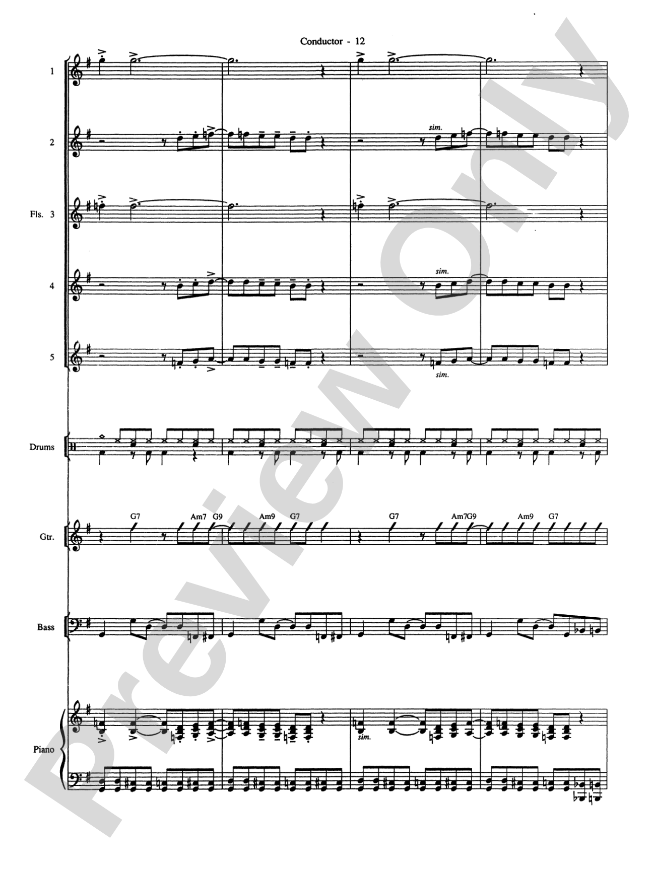 Batman Theme (from the Original TV Series): Flute Choir