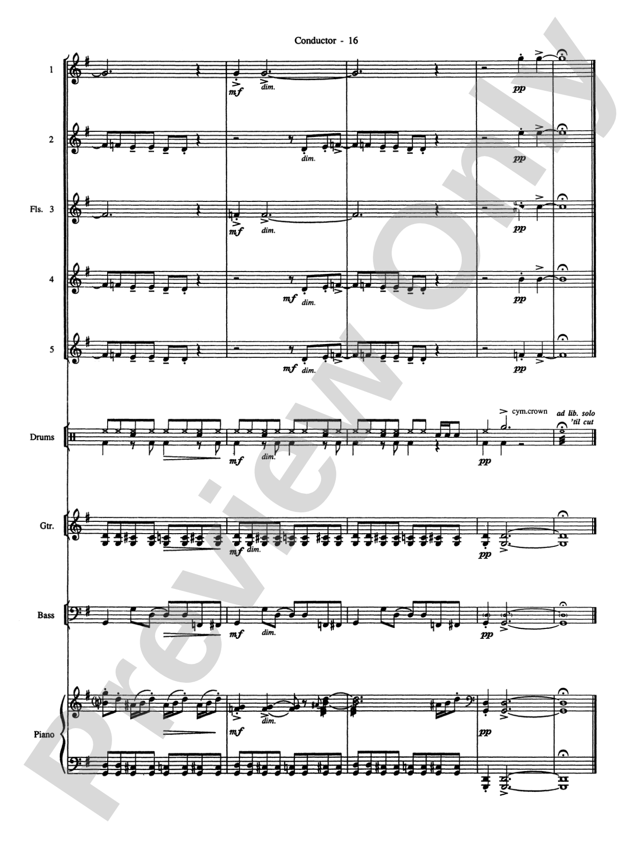 Batman Theme (from the Original TV Series): Flute Choir
