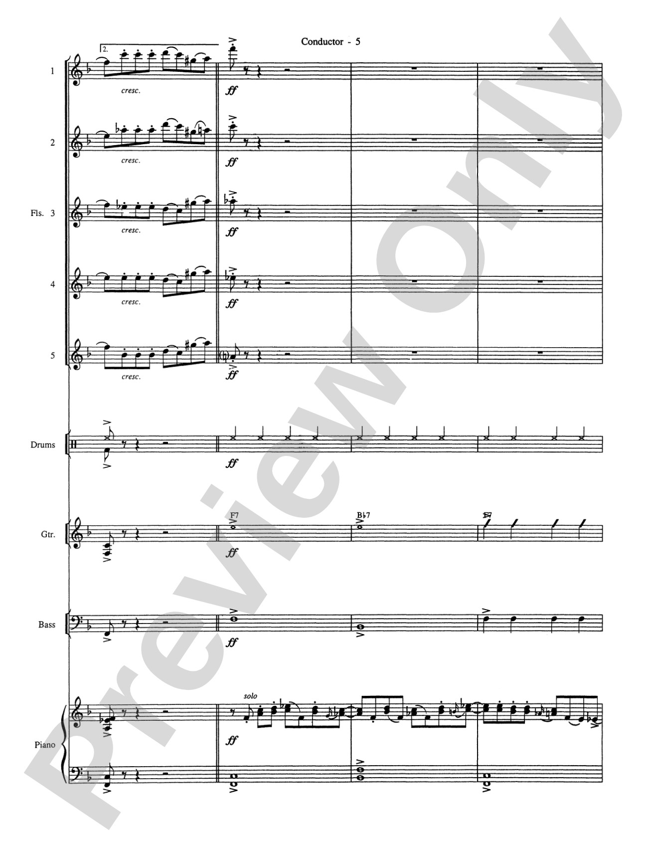 Batman Theme (from the Original TV Series): Flute Choir