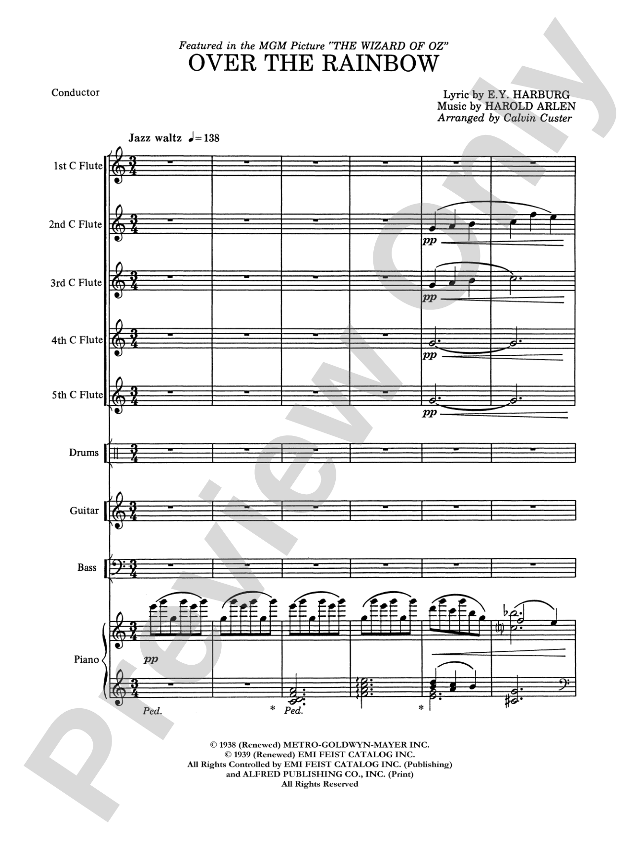 Over the Rainbow: Flute Choir