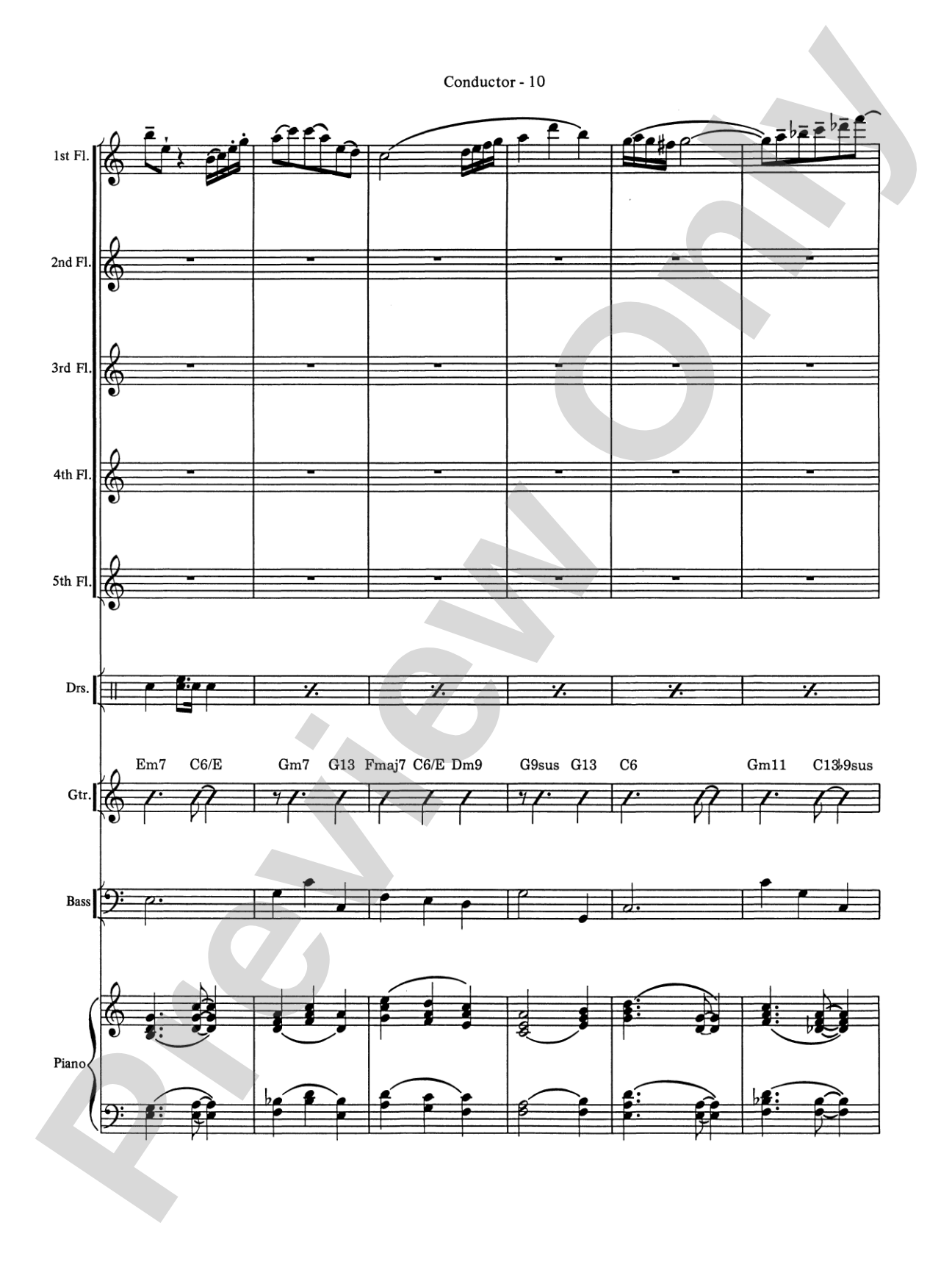 Over the Rainbow: Flute Choir