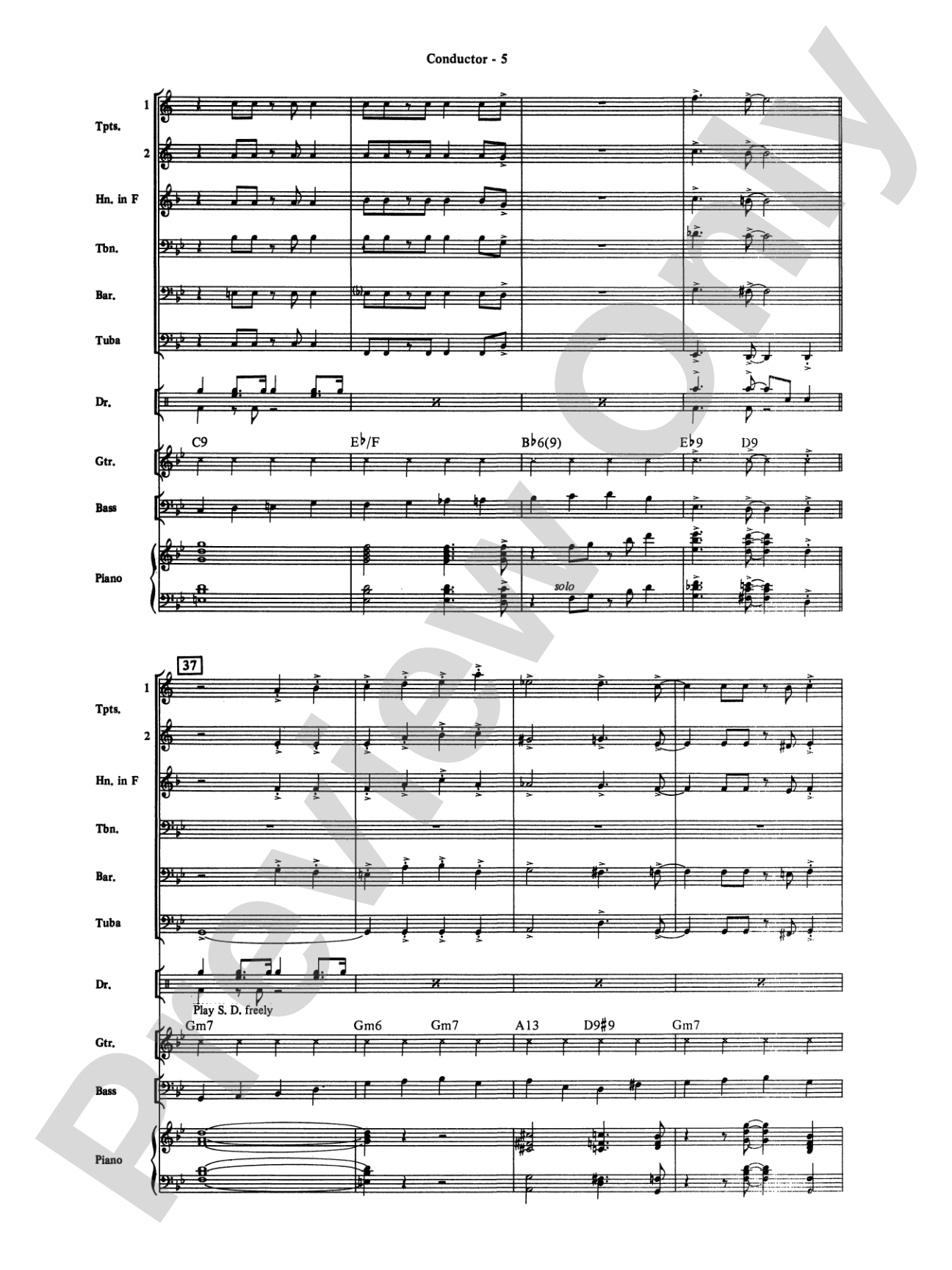 It Don't Mean a Thing (If It Ain't Got That Swing): Brass Choir