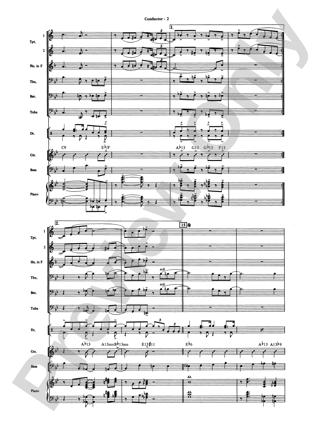 Don't Get Around Much Anymore: Brass Choir