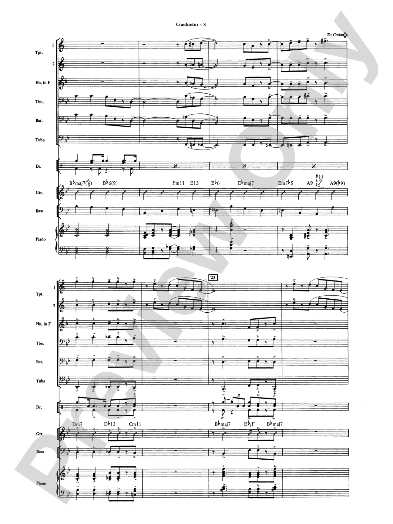 Don't Get Around Much Anymore: Brass Choir