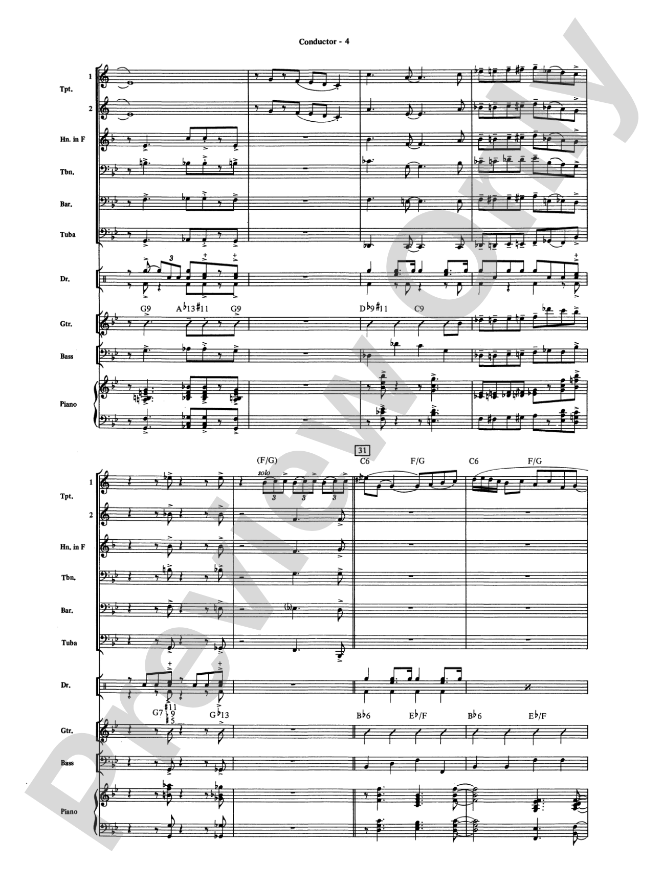 Don't Get Around Much Anymore: Brass Choir