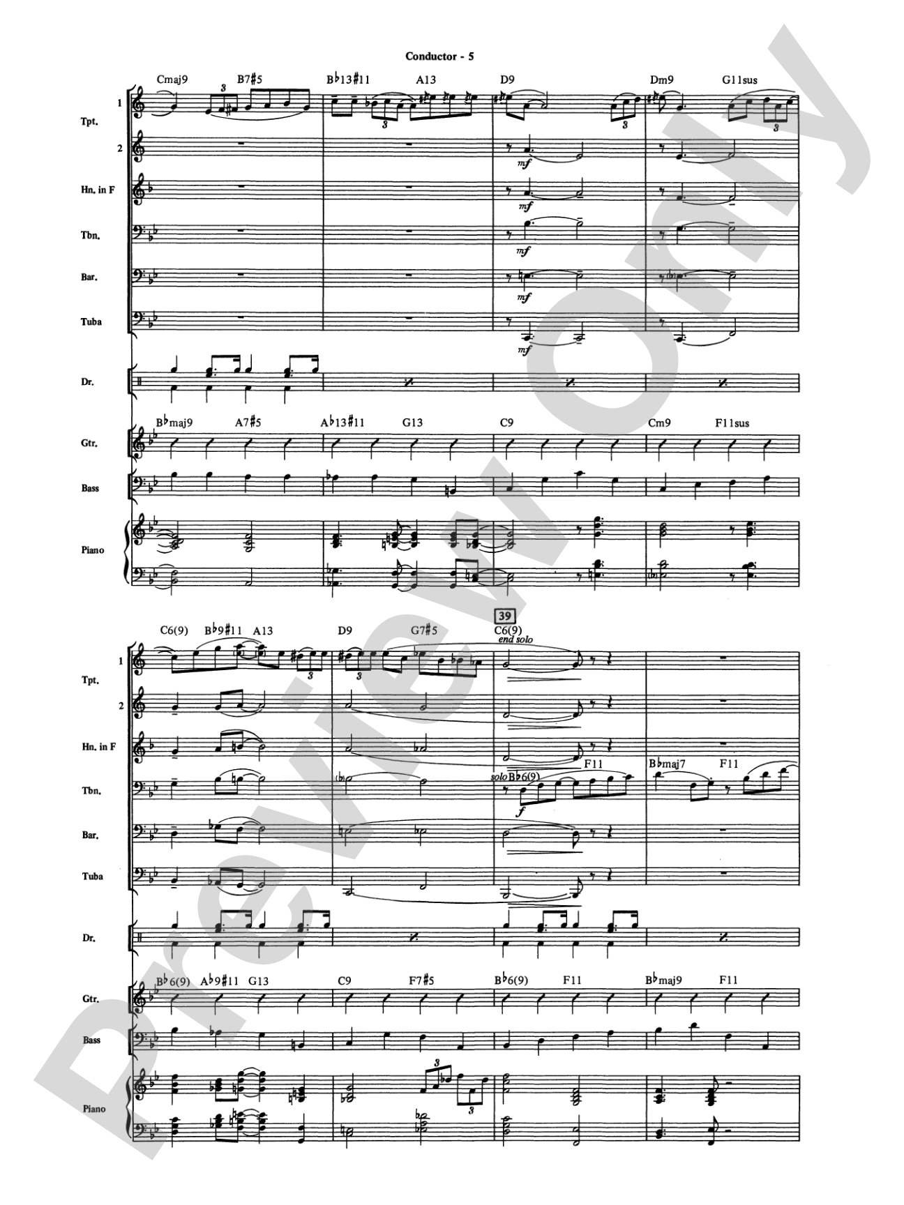 Don't Get Around Much Anymore: Brass Choir