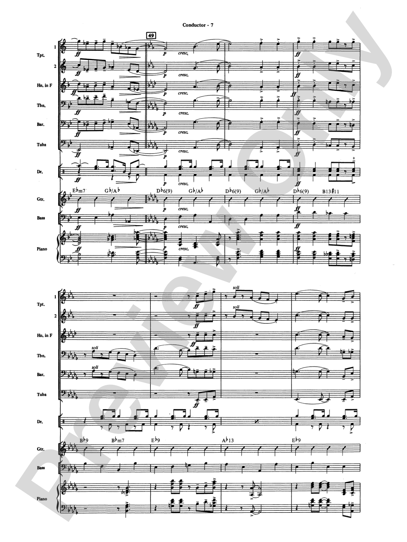 Don't Get Around Much Anymore: Brass Choir