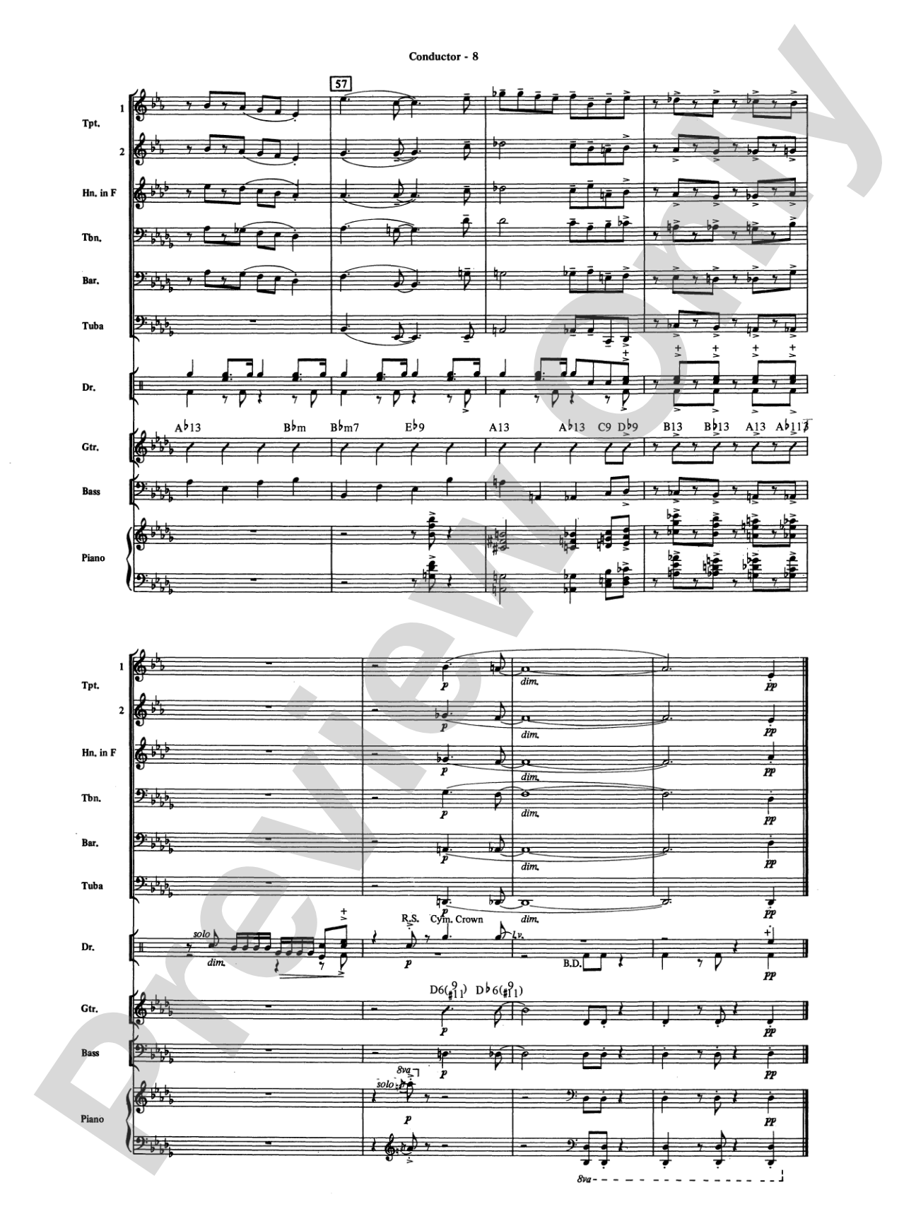 Don't Get Around Much Anymore: Brass Choir