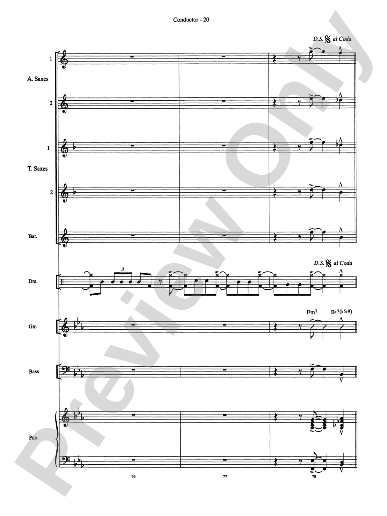 Strike Up the Band!: Score