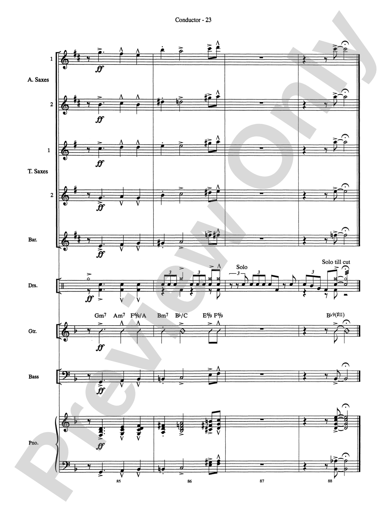 Strike Up the Band!: Score