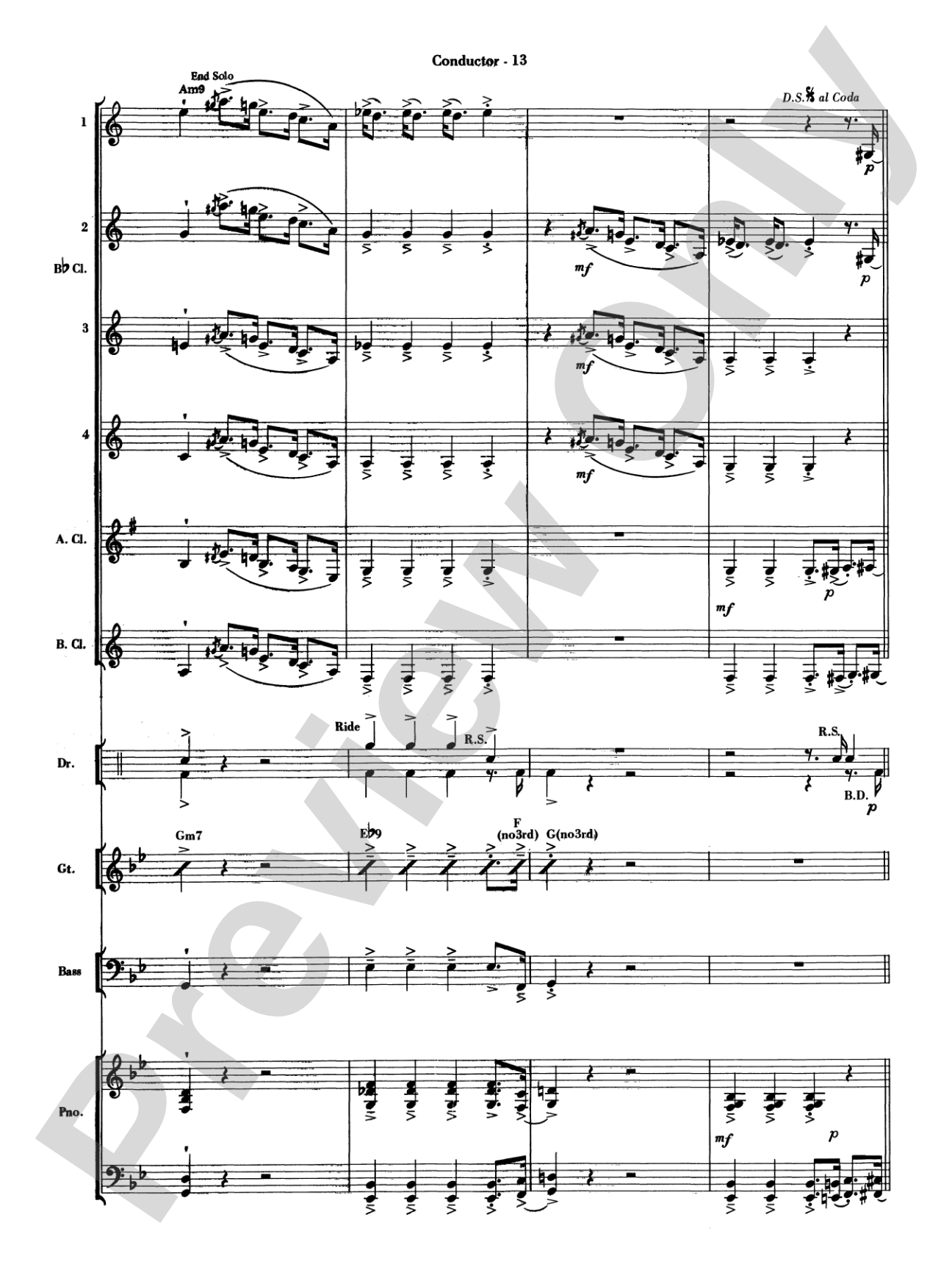 The Pink Panther: Clarinet Choir