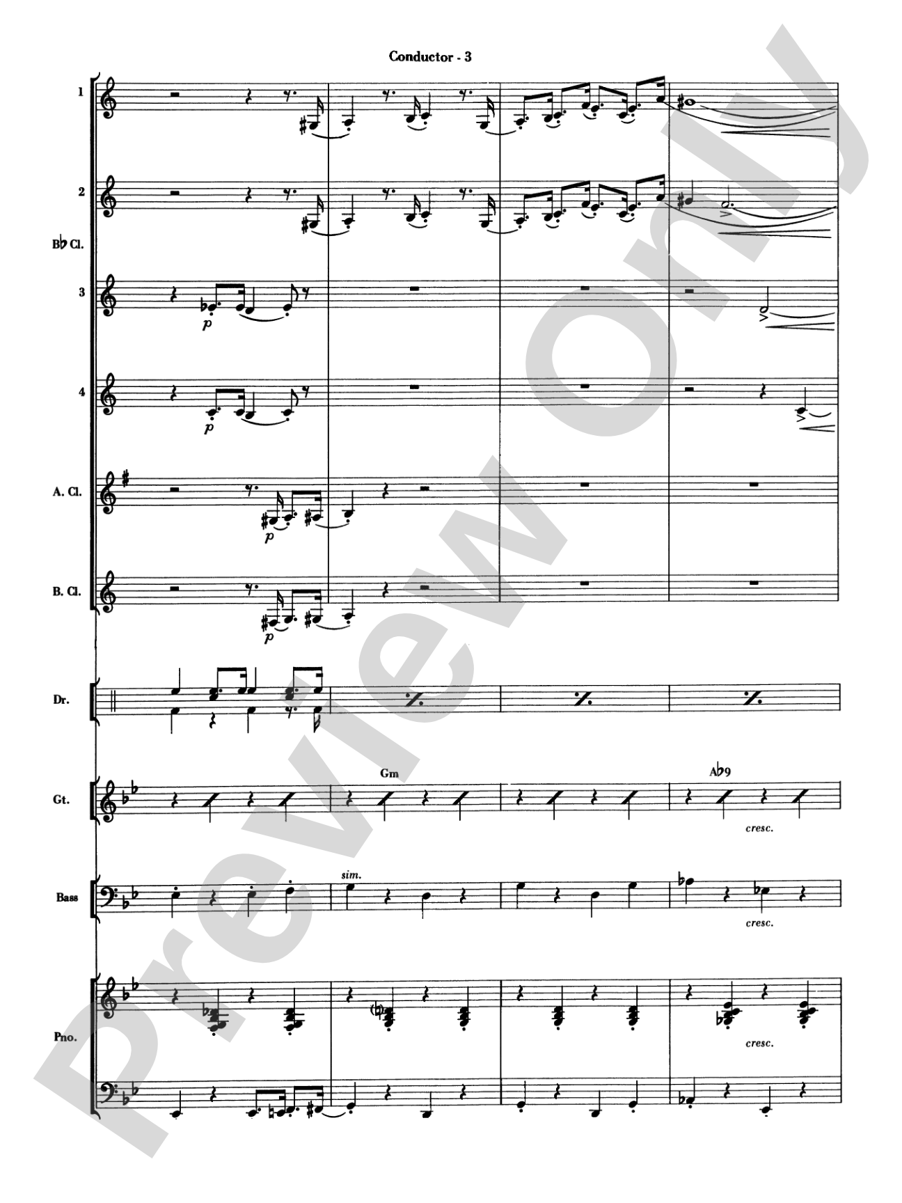 The Pink Panther: Clarinet Choir