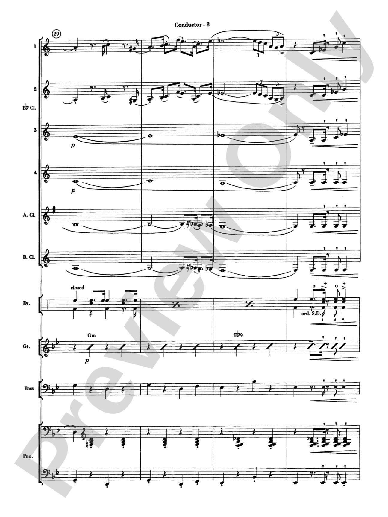 The Pink Panther: Clarinet Choir
