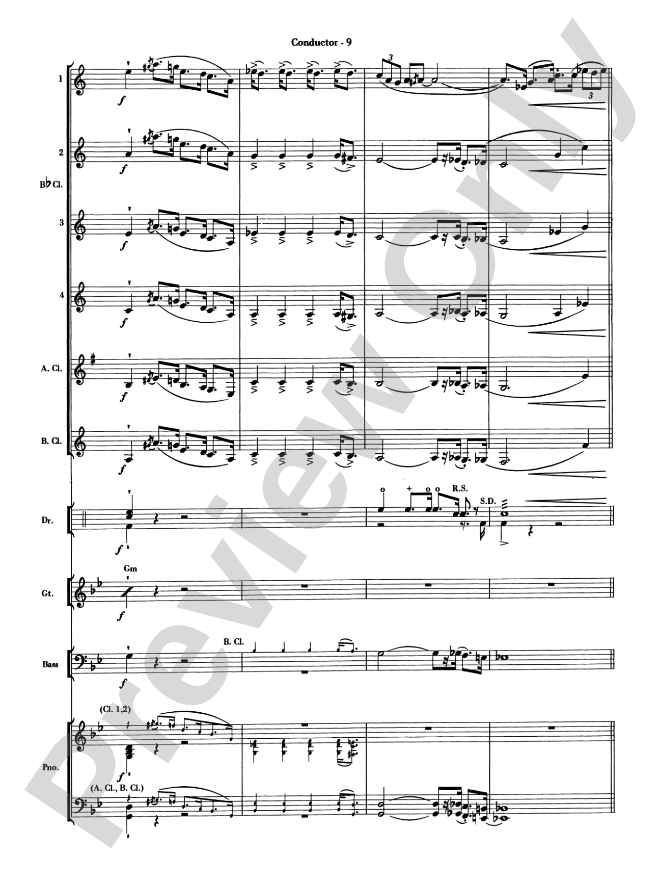 The Pink Panther: Clarinet Choir
