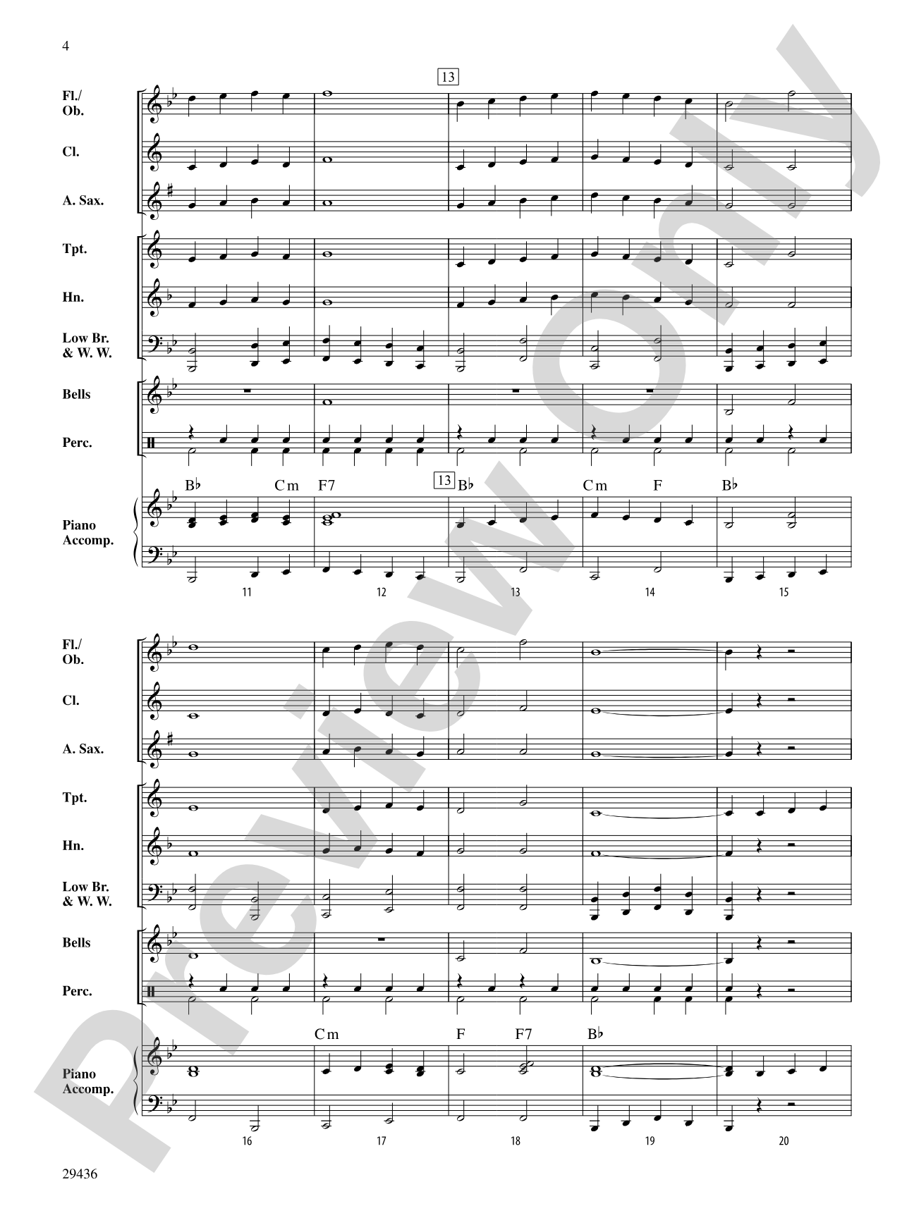 The Magnificent Five: Concert Band Conductor Score & Parts