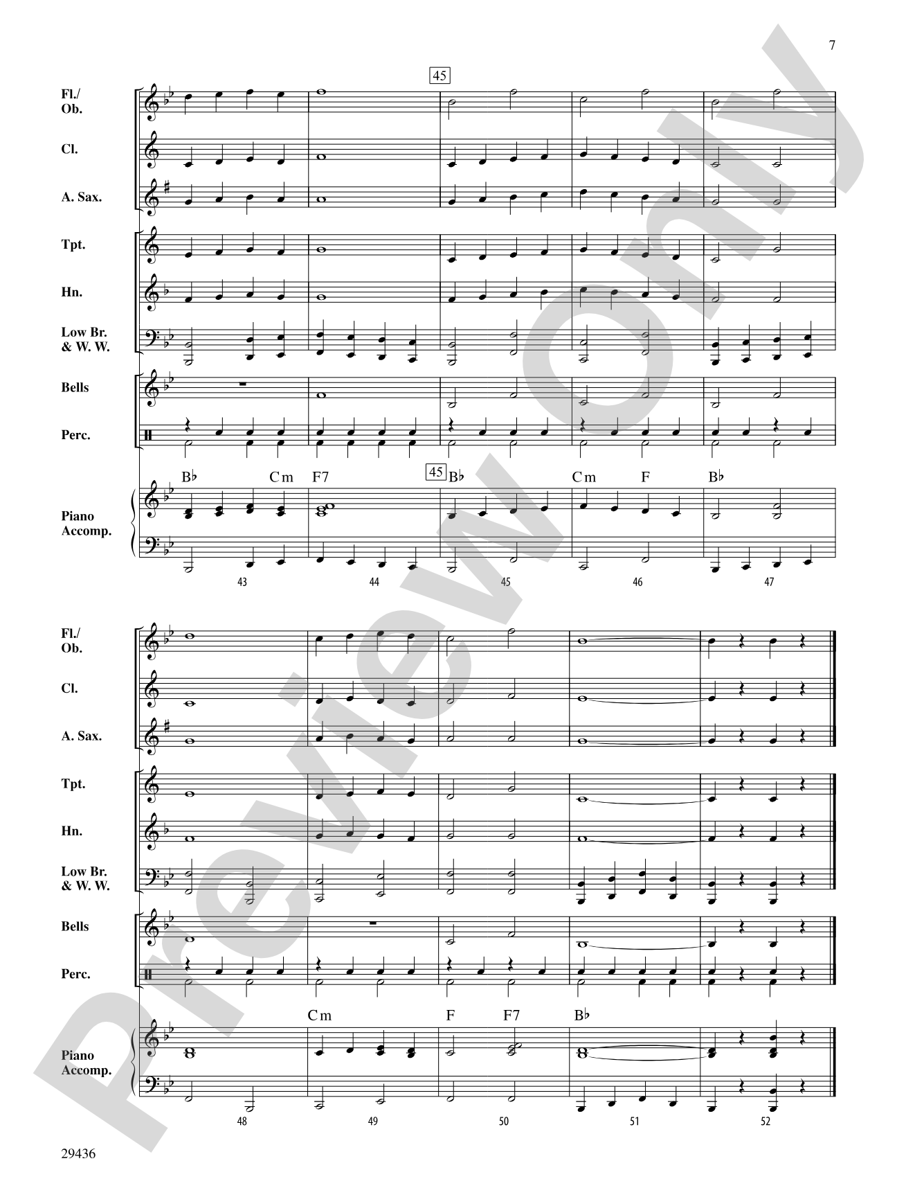 The Magnificent Five: Concert Band Conductor Score & Parts