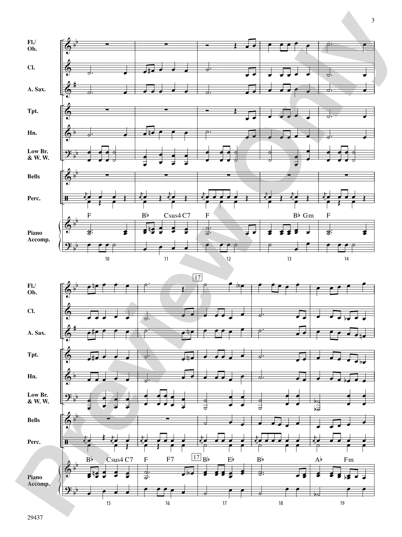 Elizabethan Dance: Concert Band Conductor Score & Parts