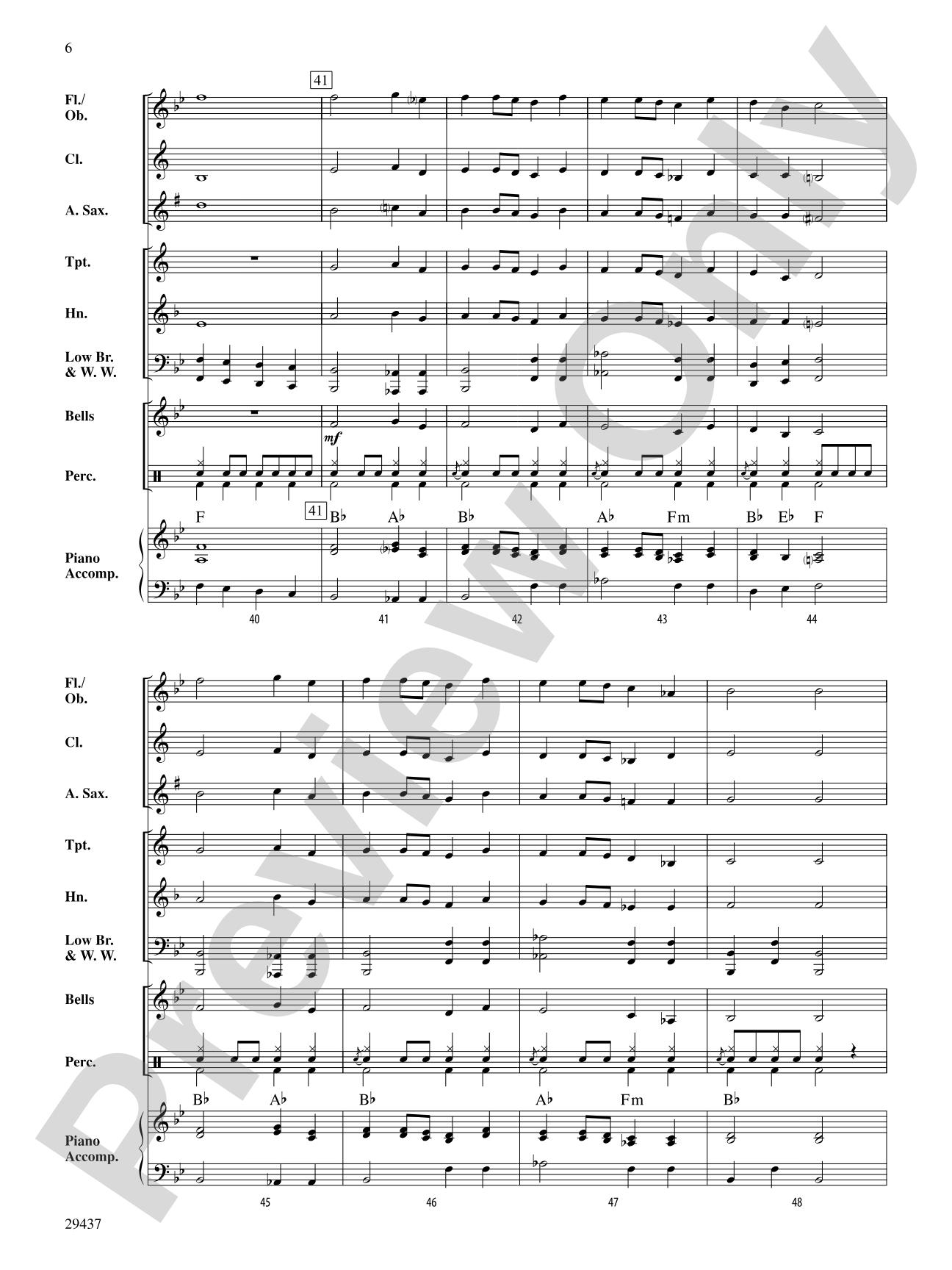 Elizabethan Dance: Concert Band Conductor Score & Parts