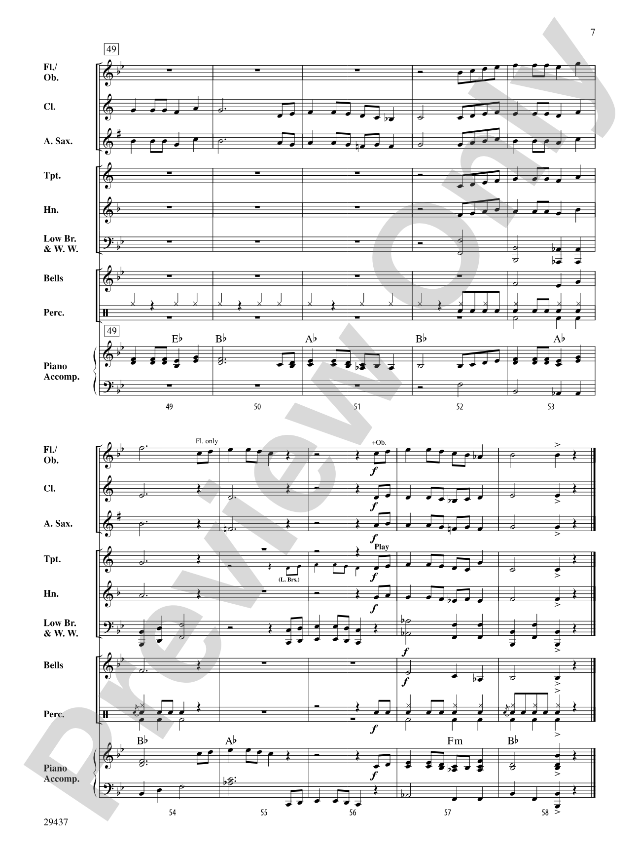 Elizabethan Dance: Concert Band Conductor Score & Parts
