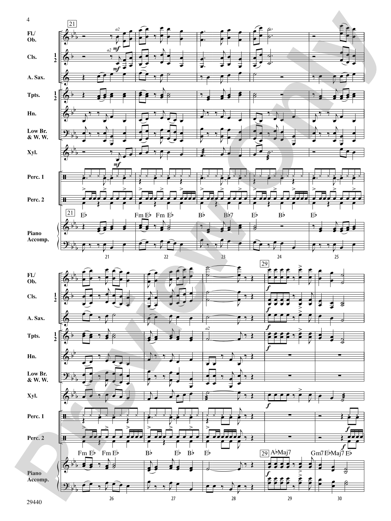 Camino Real: Concert Band Conductor Score & Parts
