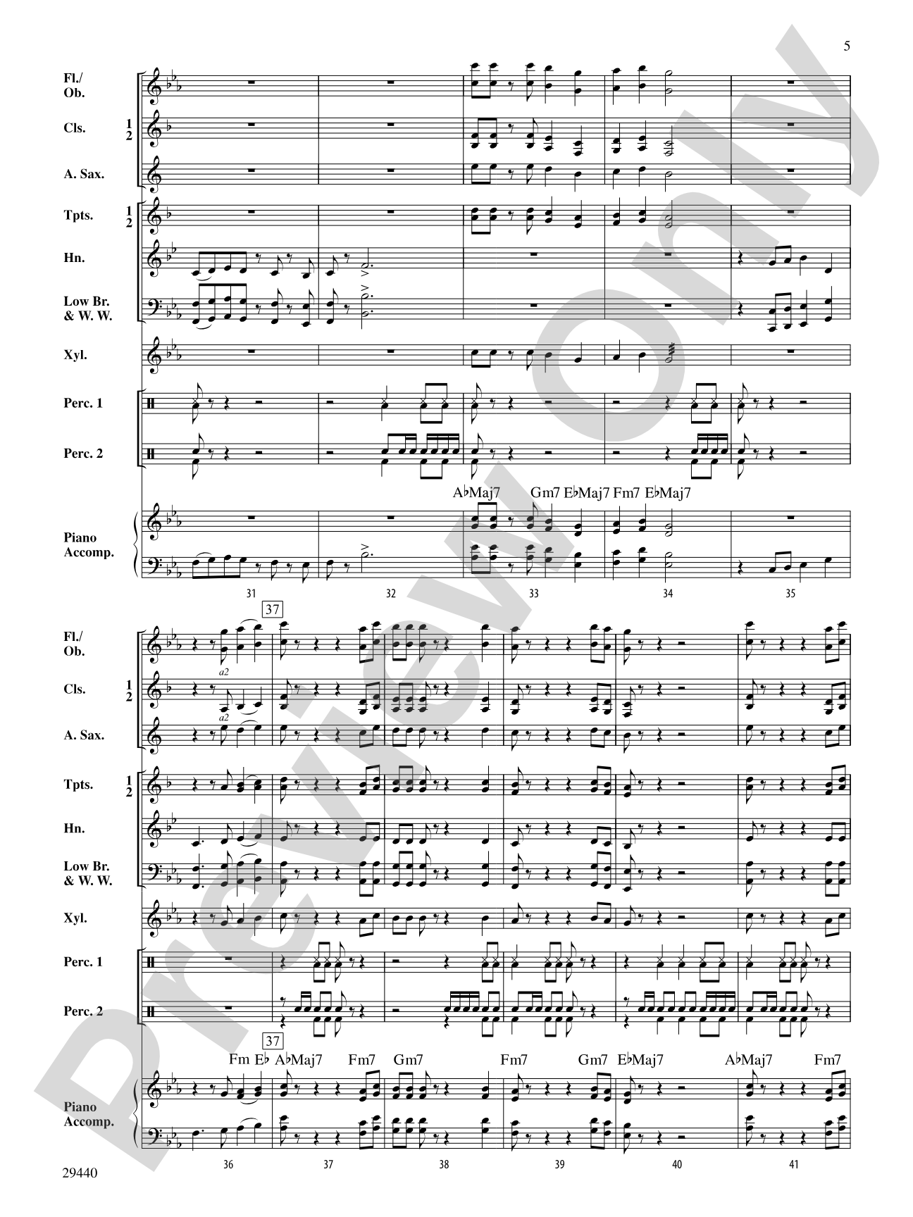 Camino Real: Concert Band Conductor Score & Parts