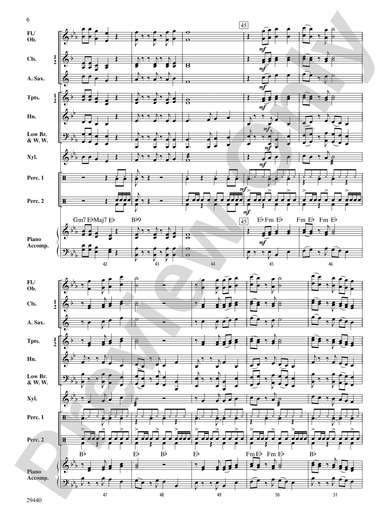 Camino Real: Concert Band Conductor Score & Parts