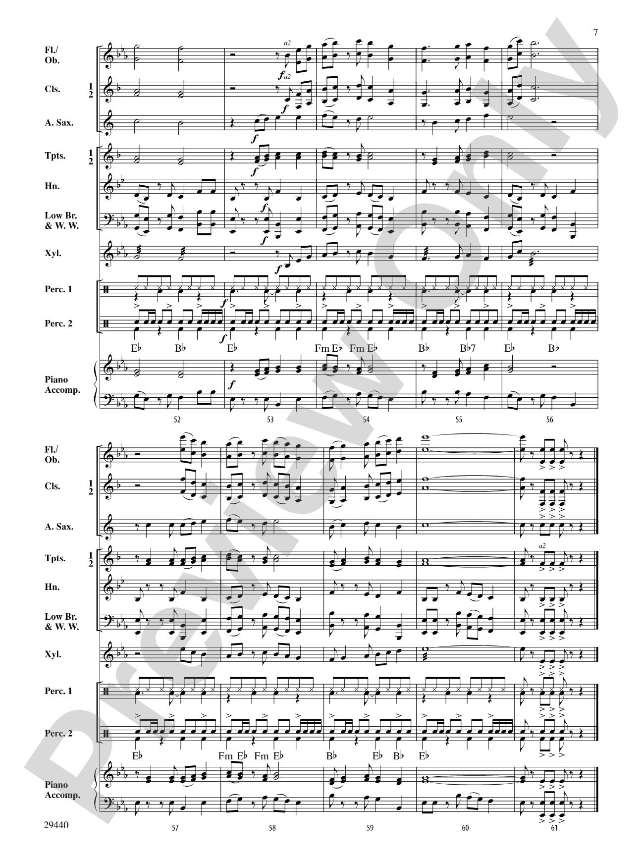 Camino Real: Concert Band Conductor Score & Parts