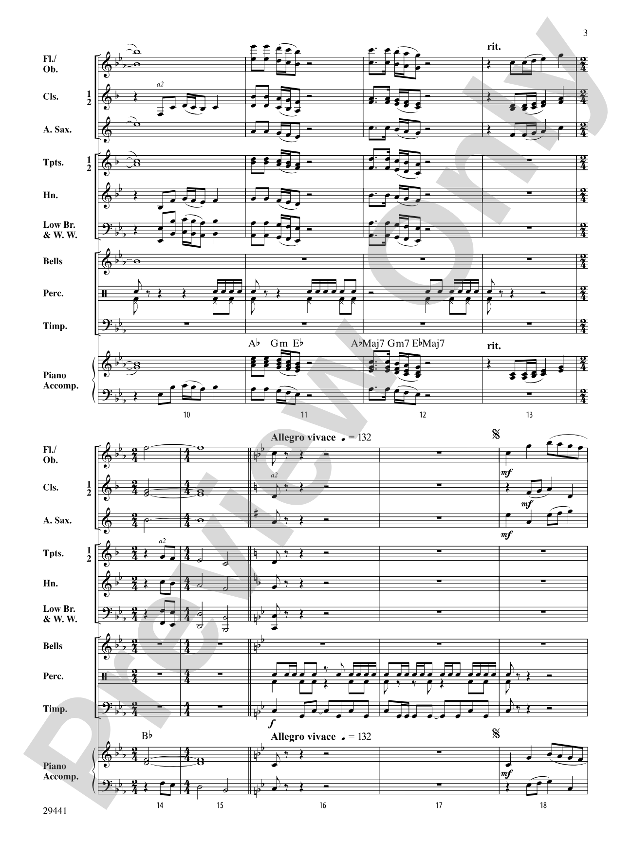 Firestorm: Concert Band Conductor Score & Parts