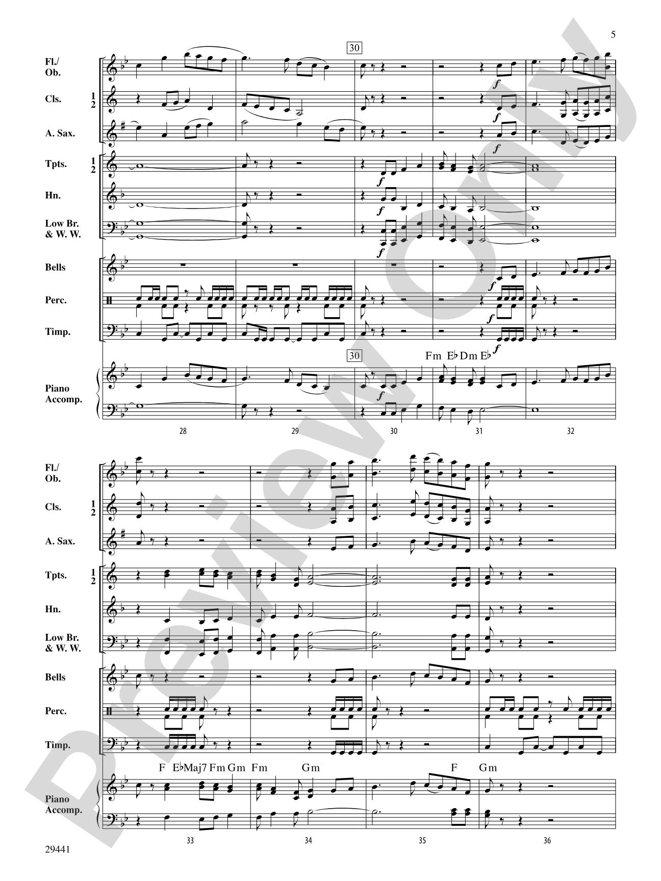 Firestorm: Concert Band Conductor Score & Parts