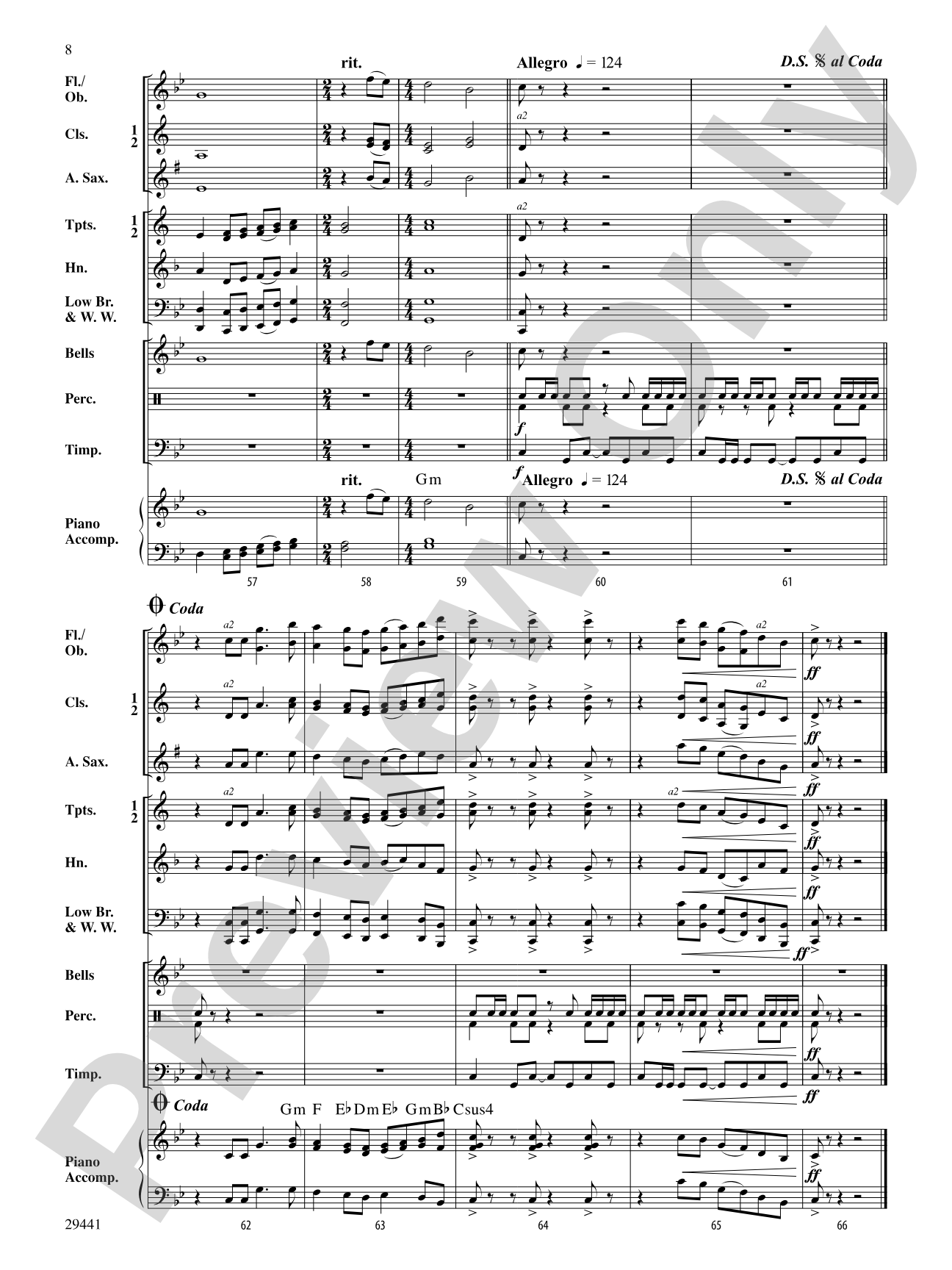 Firestorm: Concert Band Conductor Score & Parts