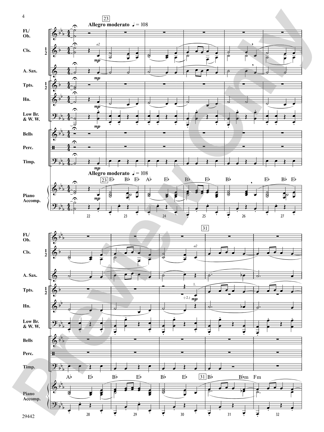 Finale from Brahms's Symphony No. 1: Score