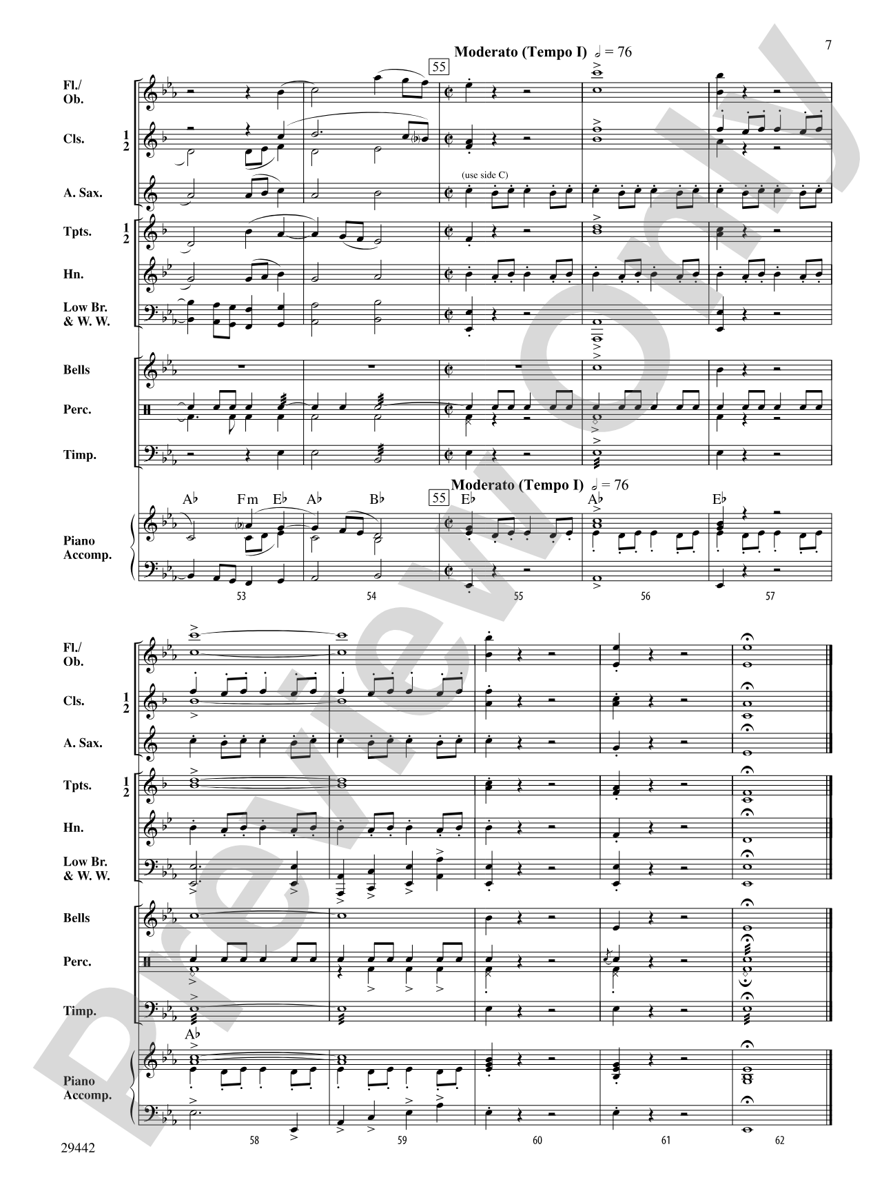 Finale from Brahms's Symphony No. 1: Score