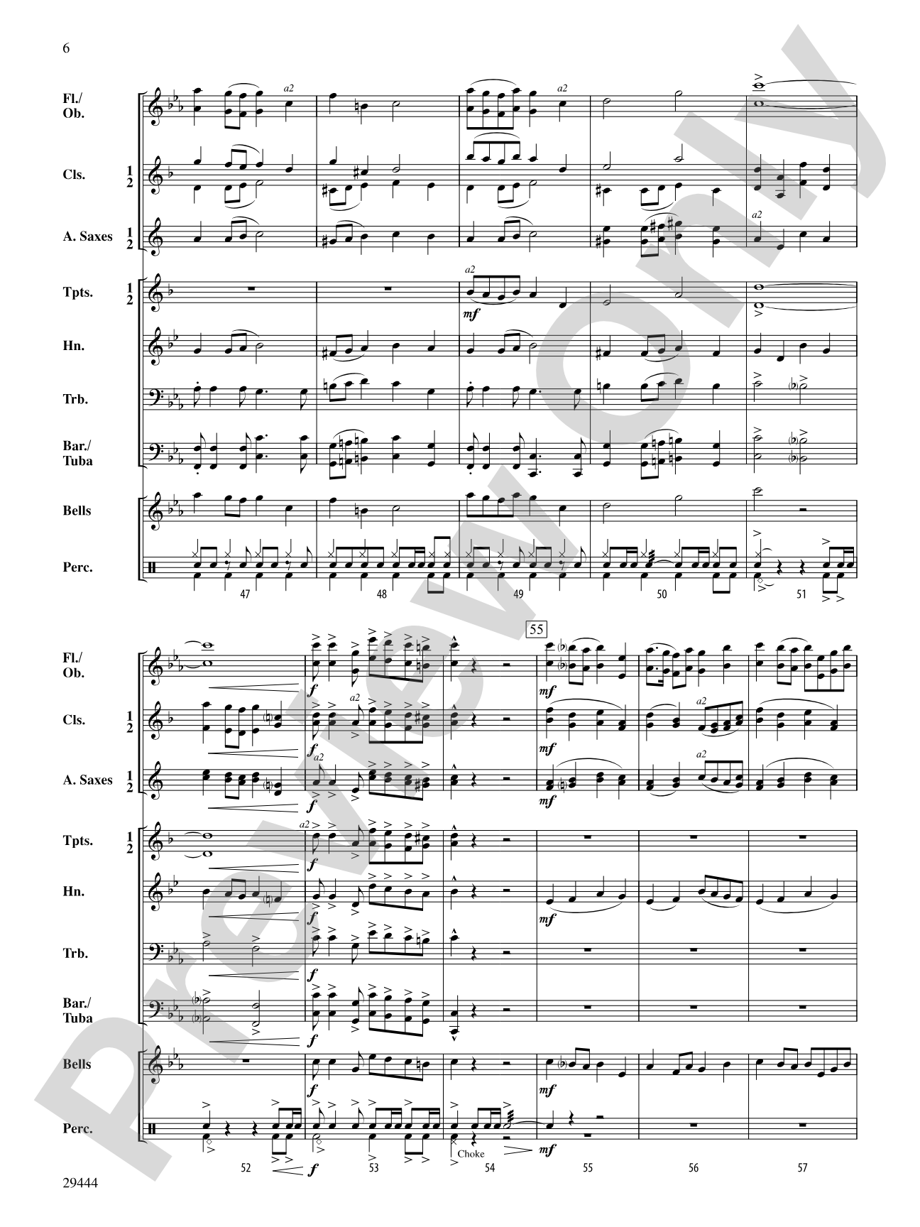 Catalina March: Concert Band Conductor Score & Parts